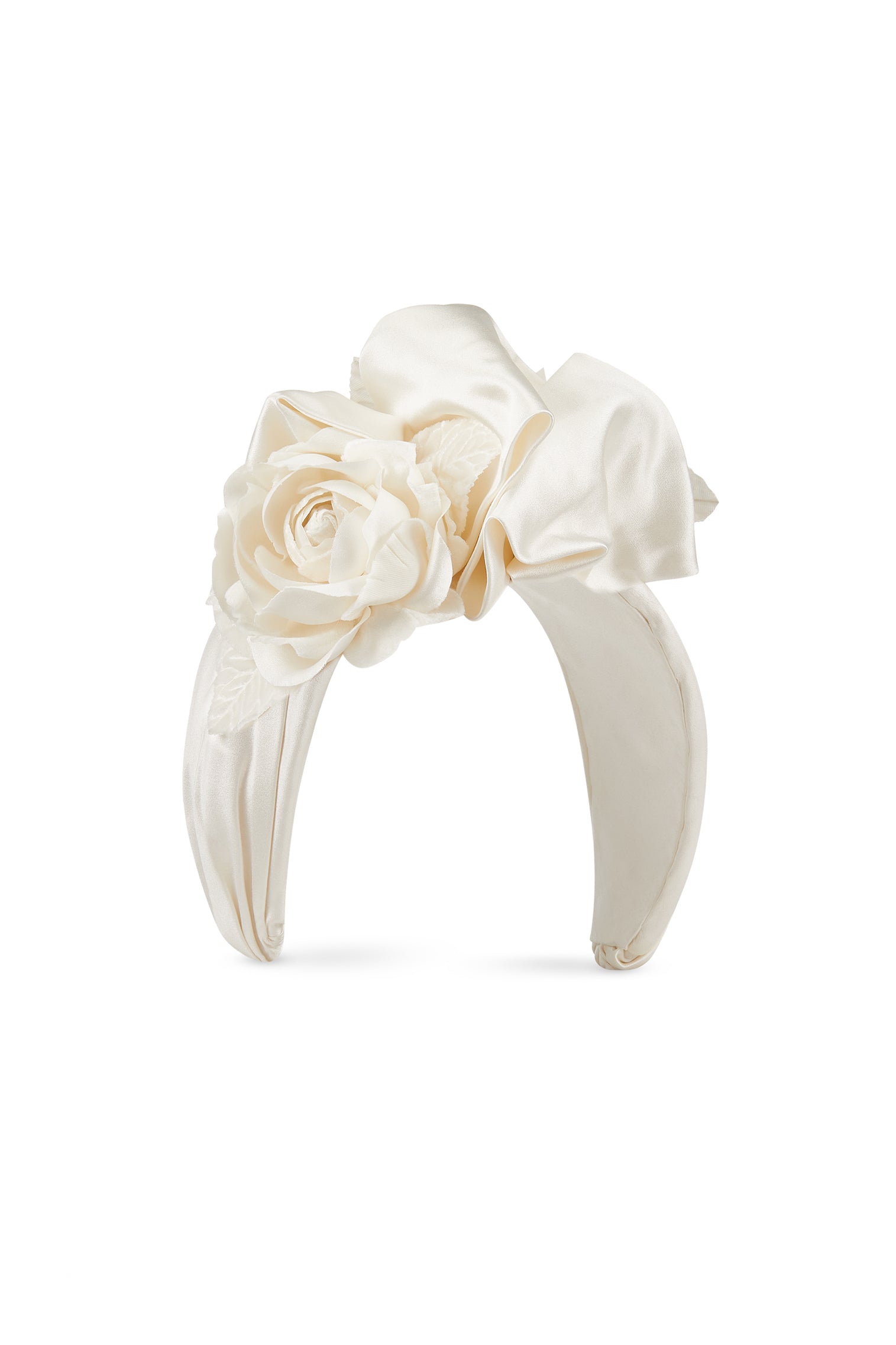 Dandridge White Turban Headband - Lock Couture by Awon Golding - Lock & Co. Hatters London UK