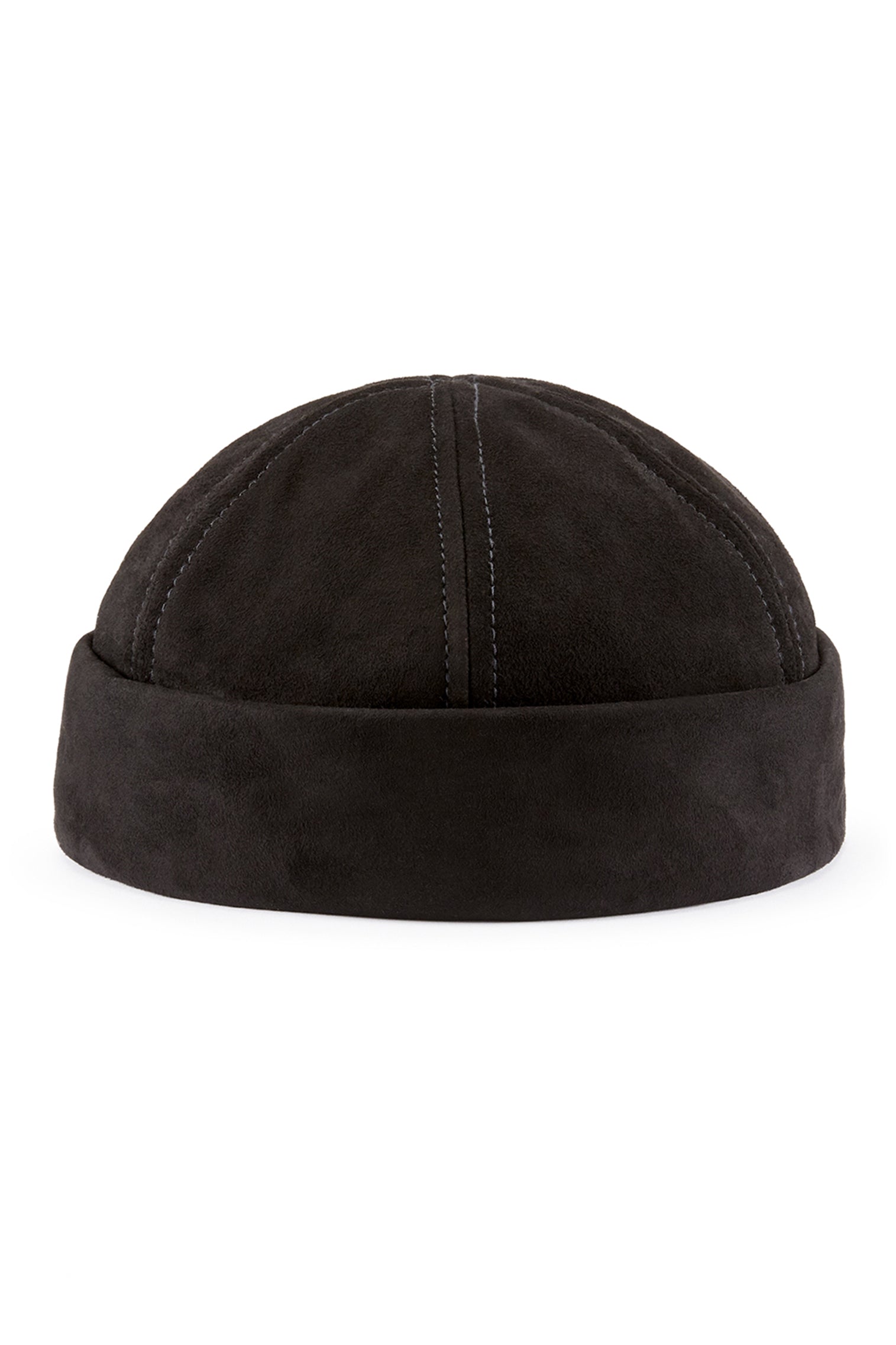 Dover Black Leather Watch Cap - Products - Lock & Co. Hatters London UK