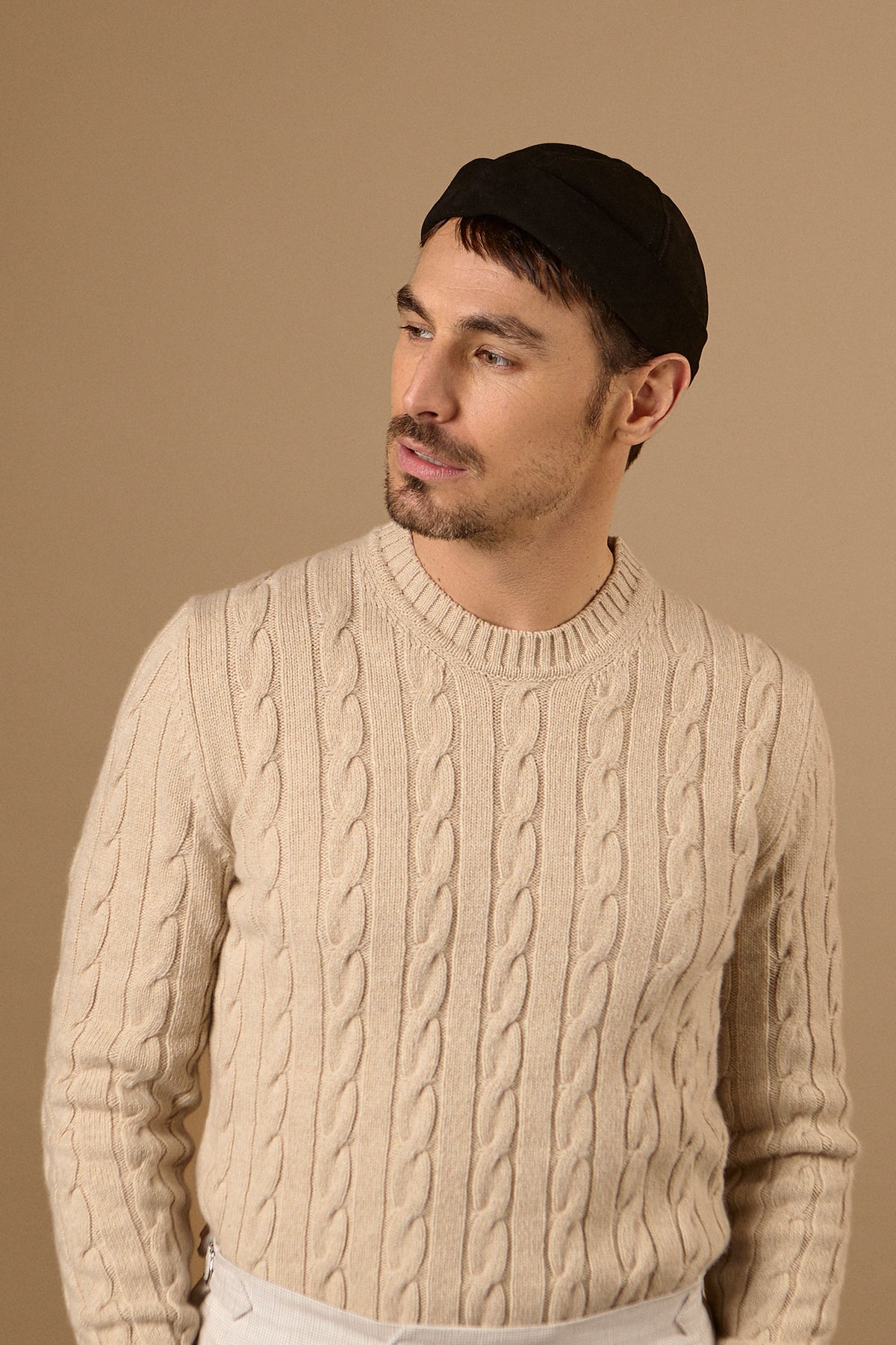 Dover Black Leather Watch Cap - Lock & Co. Hatters London UK