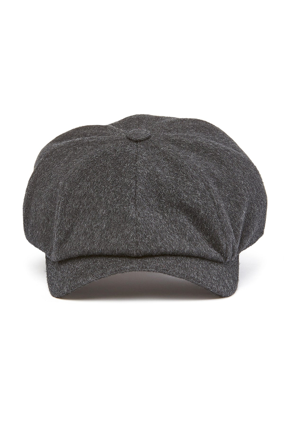 GREY ESCORIAL WOOL NEWSBOY CAP