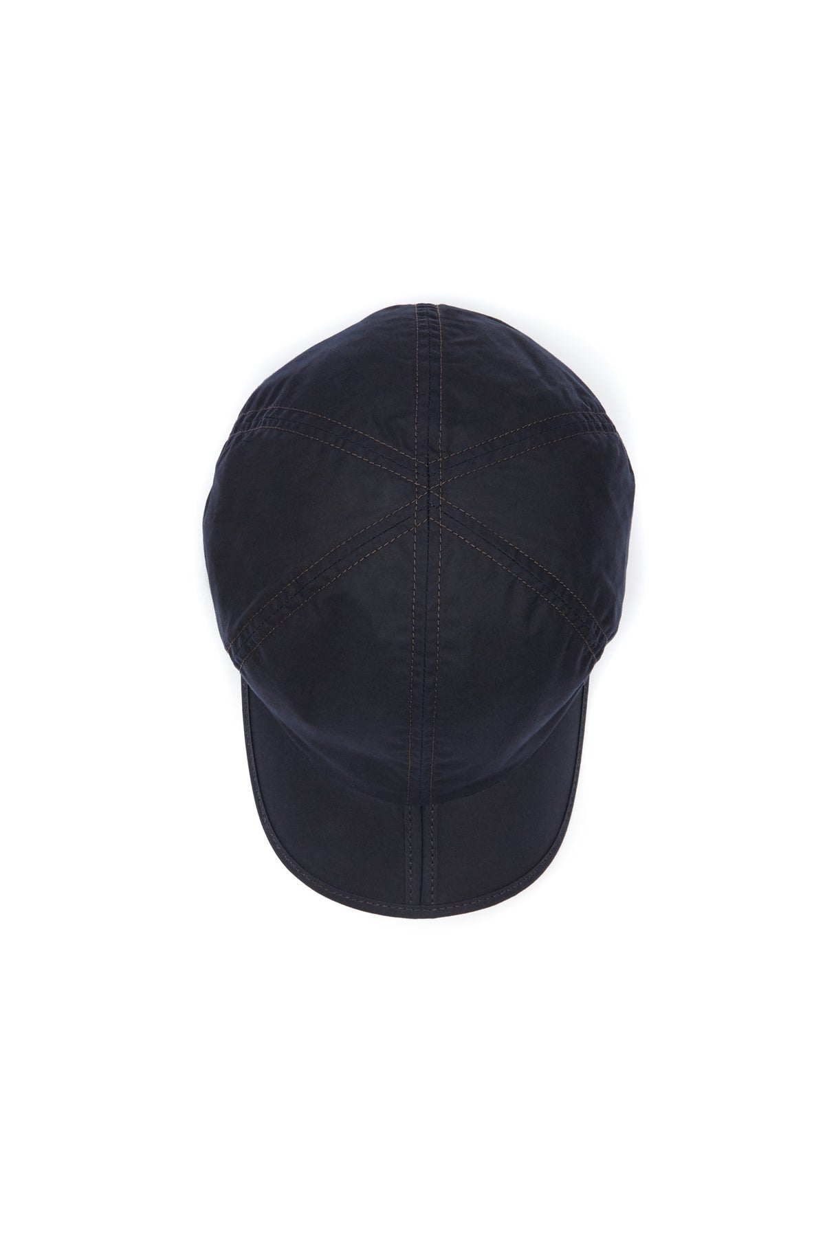NAVY FOLDING COTTON WAX CLOTH BASEBALL CAP