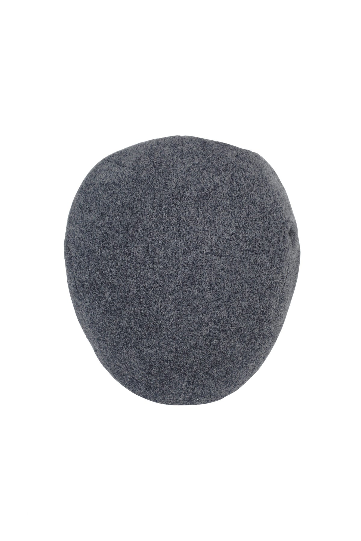 GREY CASHMERE FLAT CAP