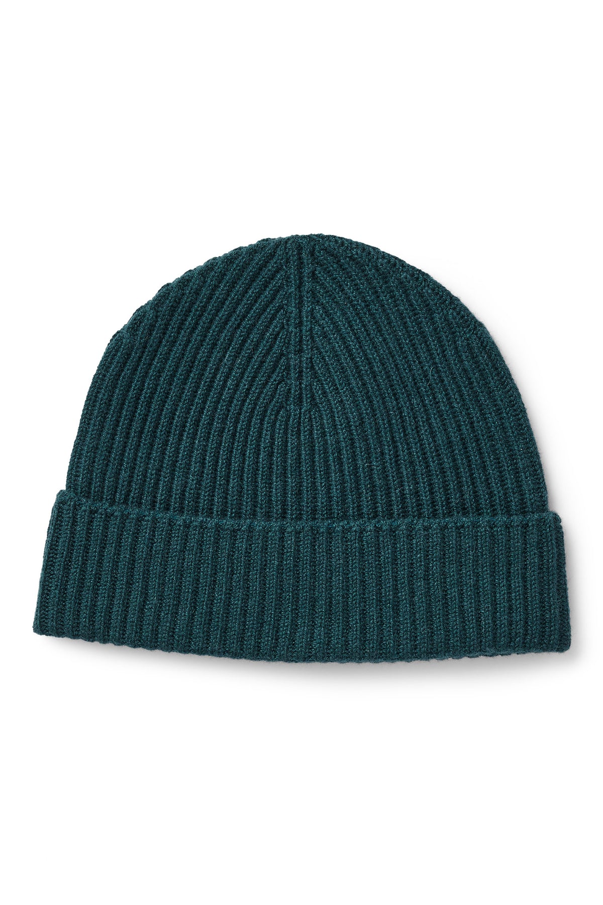 GREEN CASHMERE SKI BEANIE