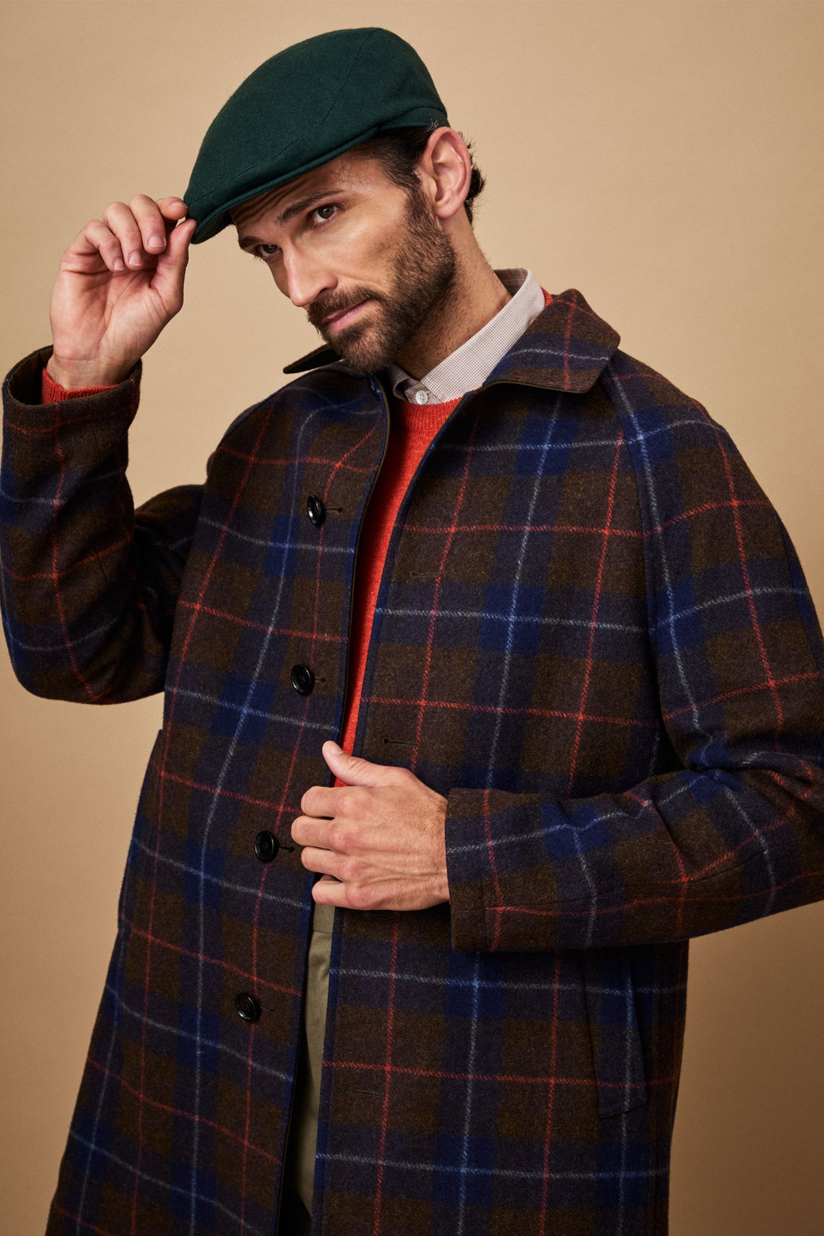 Grosvenor Green Flat Cap