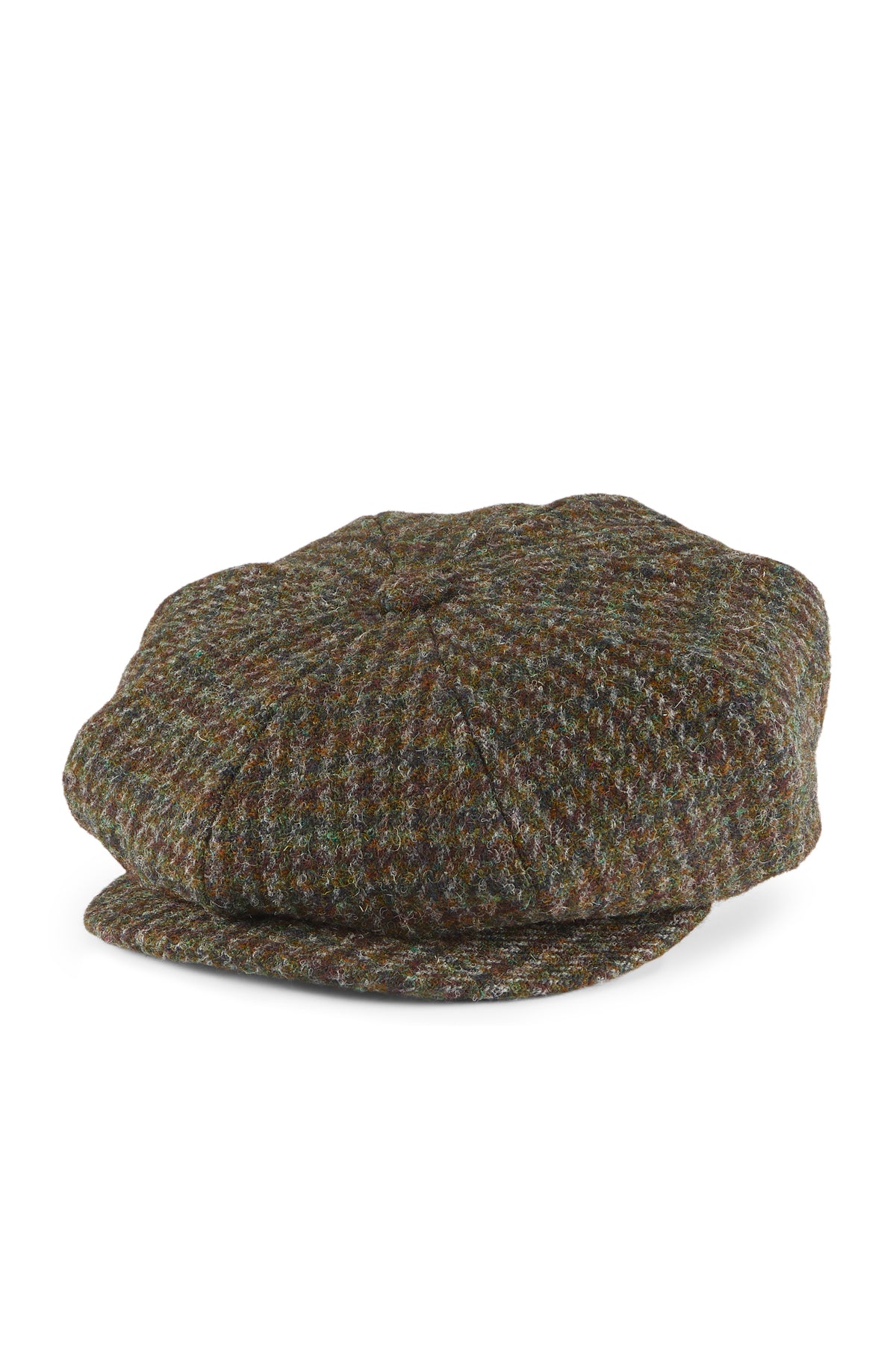 Muirfield Green Tweed Bakerboy Cap