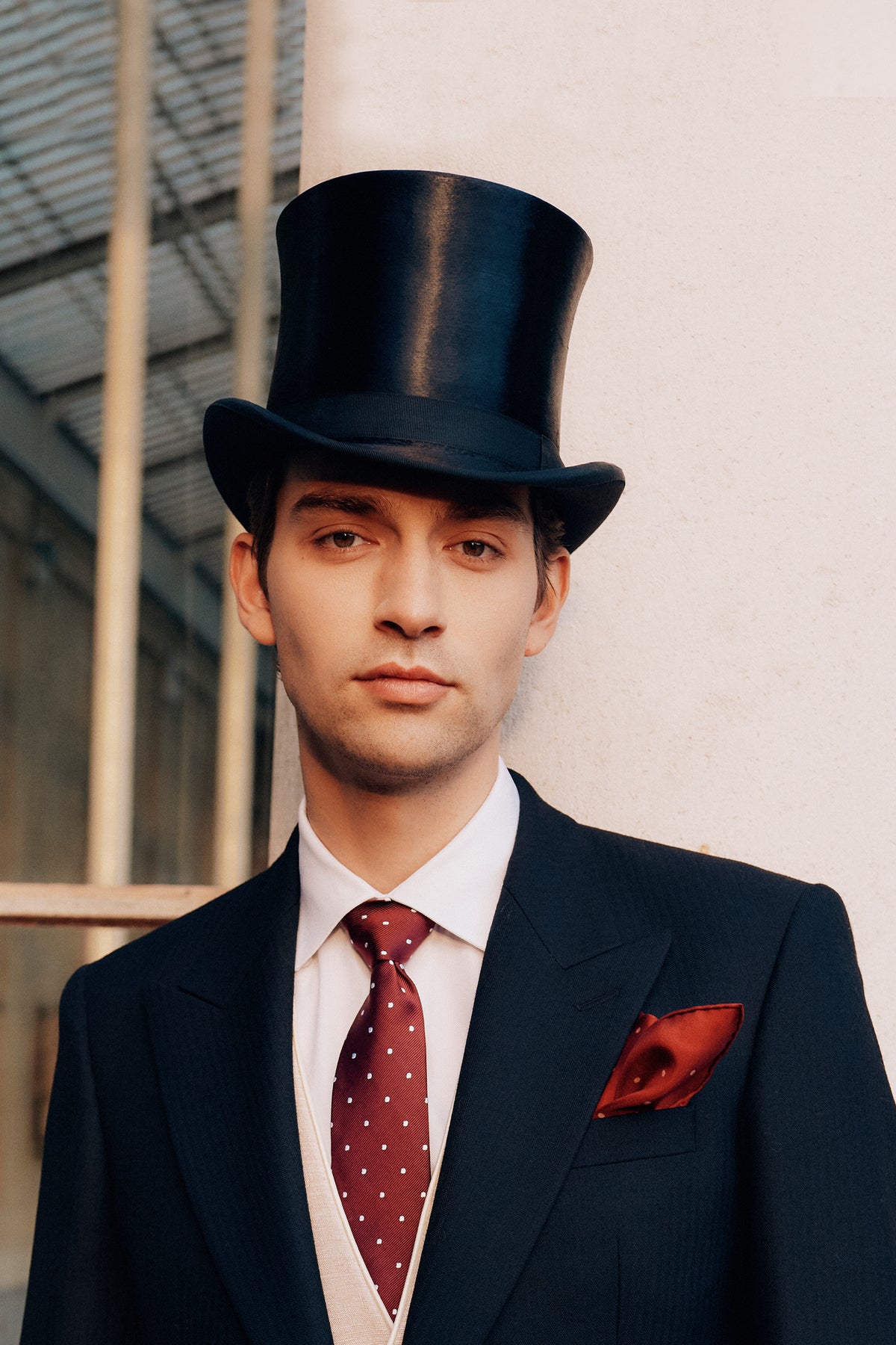 BLACK SILK TOP HAT