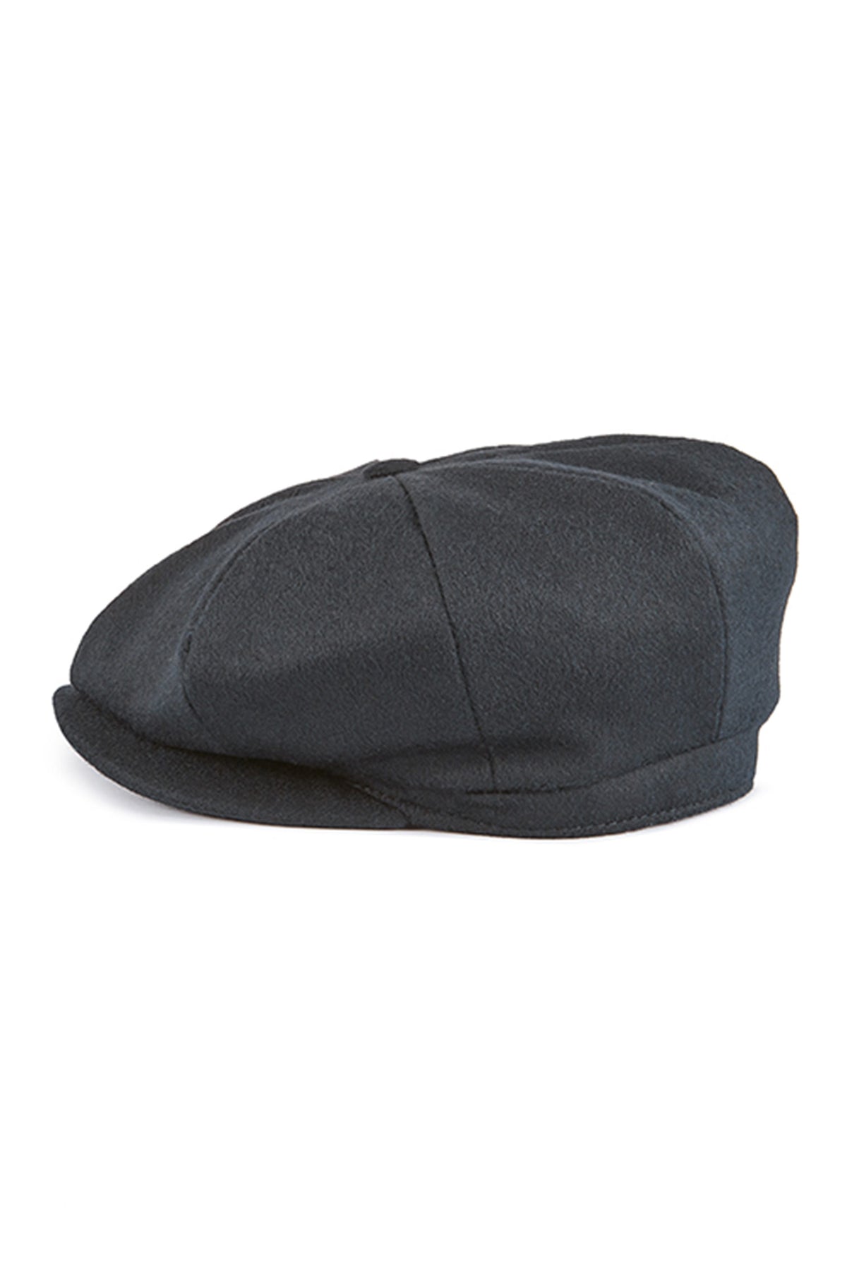 NAVY WOOL BAKERBOY CAP