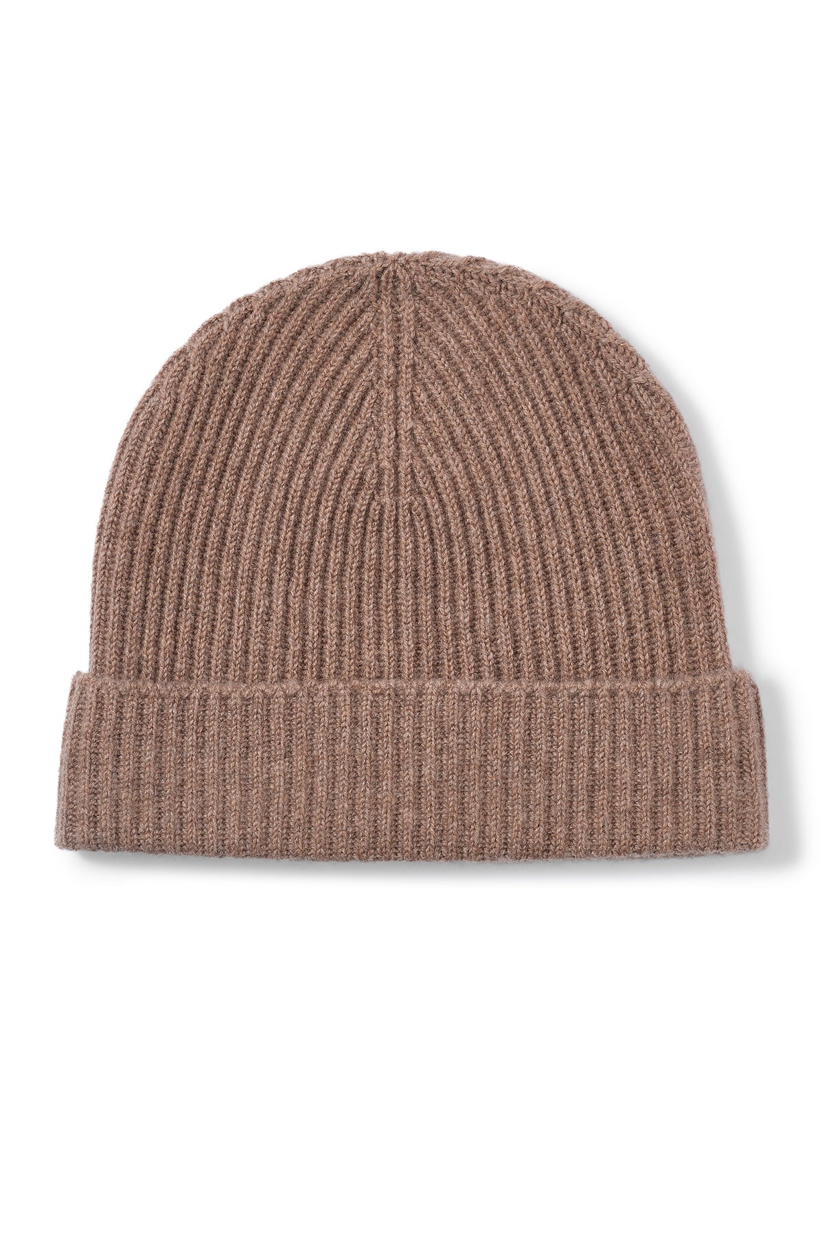 UNISEX TAUPE CASHMERE SKI BEANIE