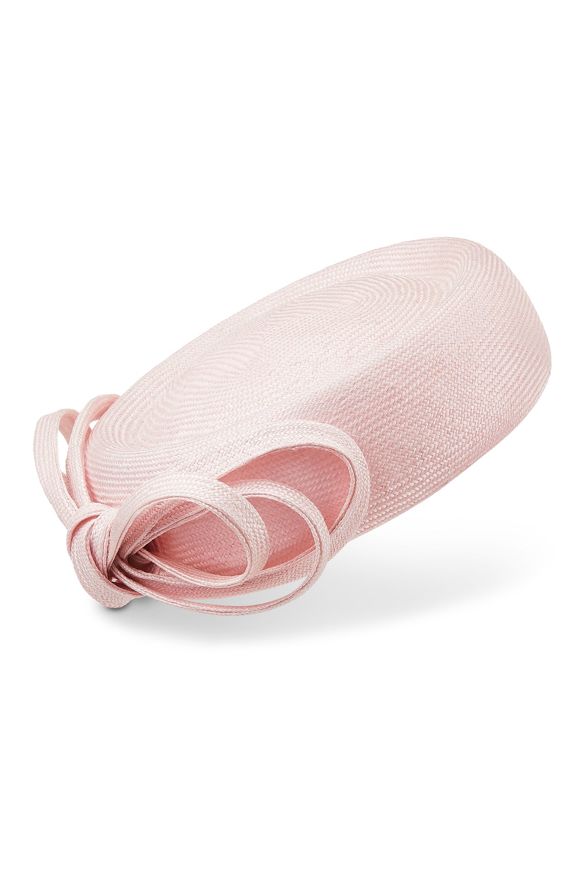 Women's Verbena Pale Pink Parasisal Straw Pillbox Hat With A Triple Bow Trimming - Lock & Co. Hatters London UK
