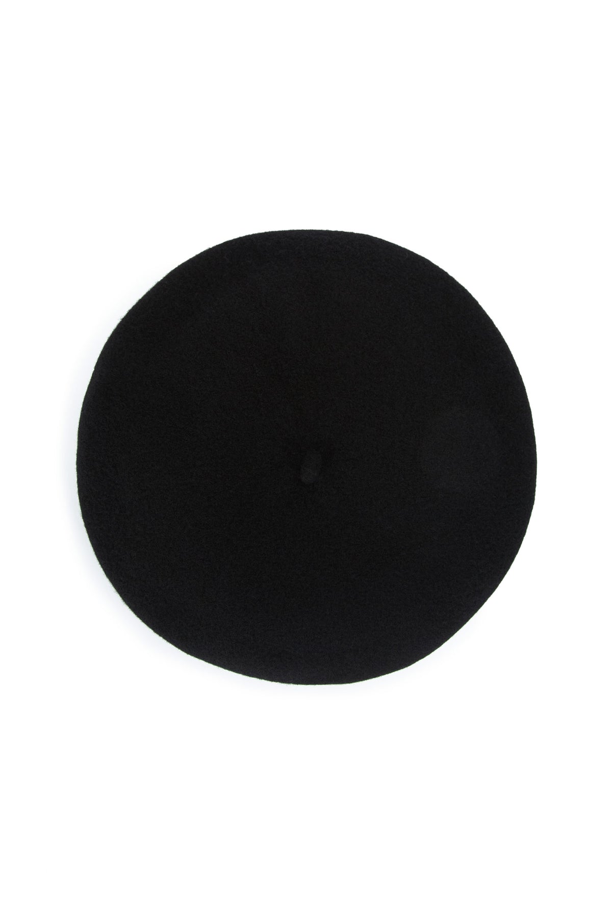 FRENCH STYLE BLACK WOOL FELT BERET - Lock & Co. Hatters London UK
