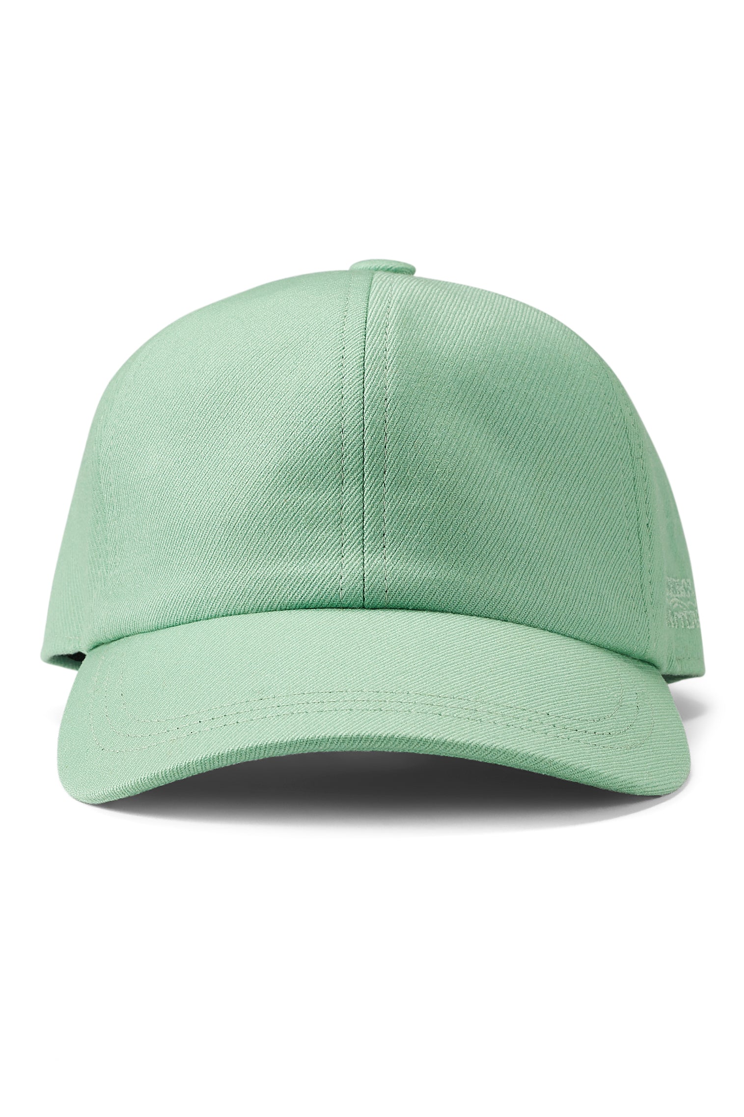 GREEN WOOL ADJUSTABLE BASEBALL CAP