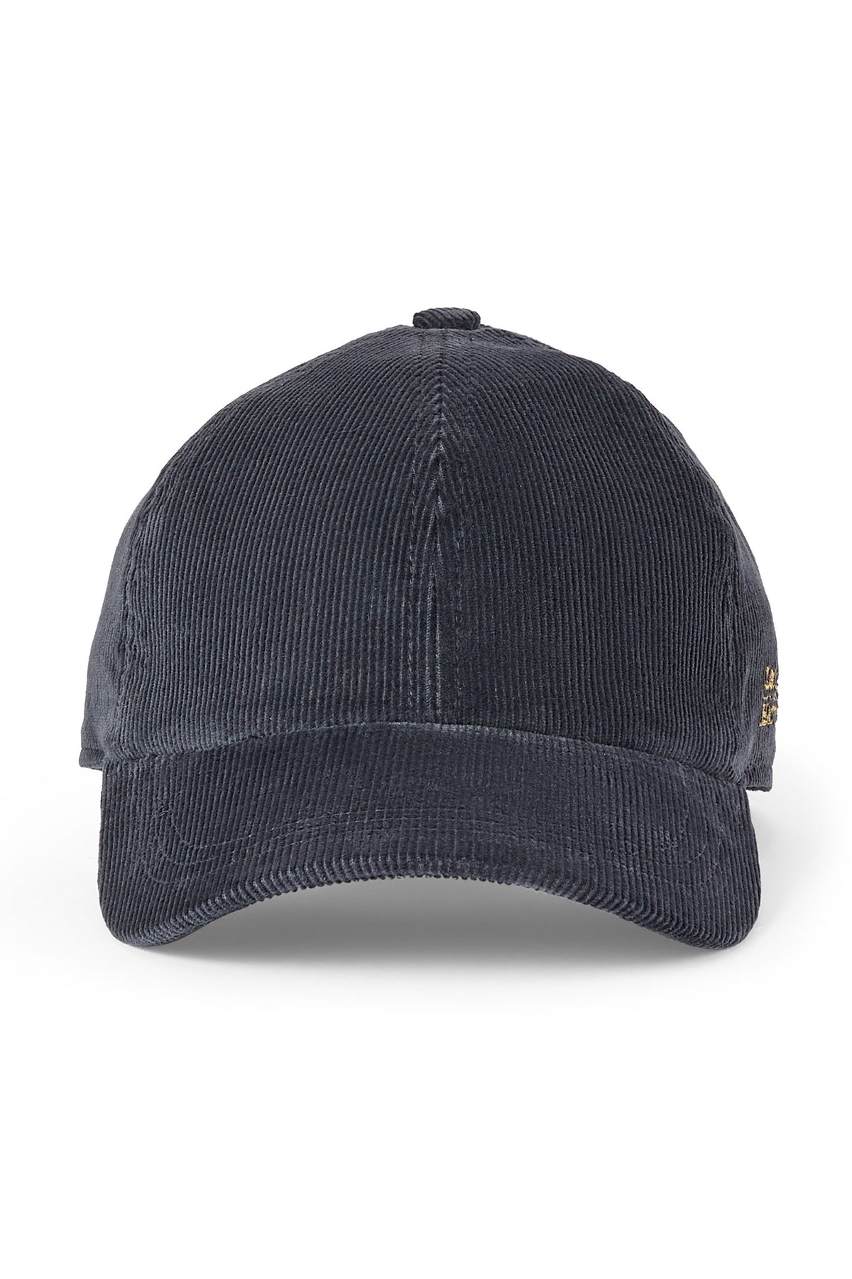 ADJUSTABLE GREY CORDUROY BASEBALL CAP
