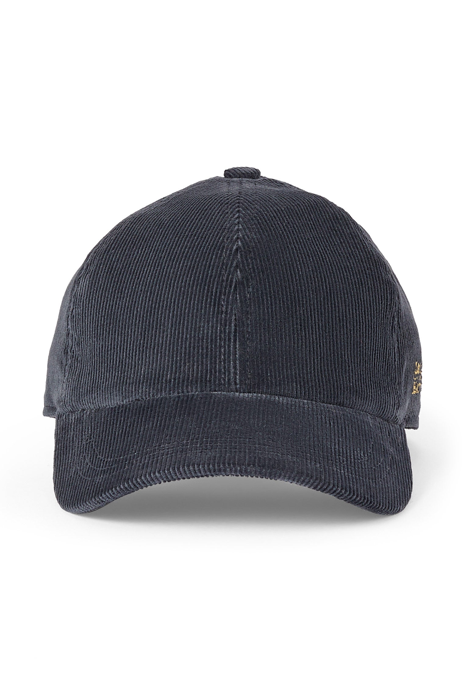 ADJUSTABLE GREY CORDUROY BASEBALL CAP
