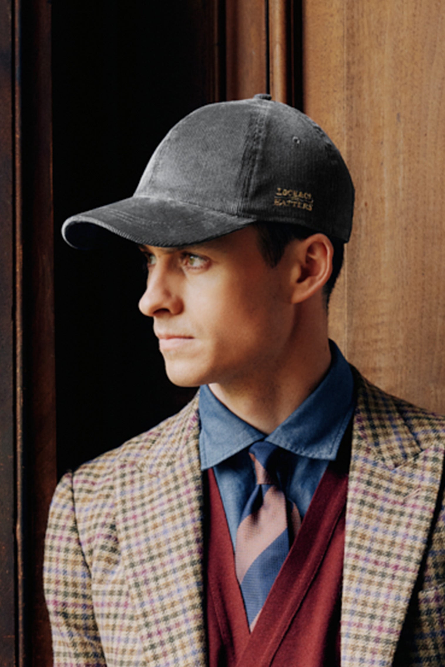 Adjustable Grey Cord Baseball Cap - Products - Lock & Co. Hatters London UK