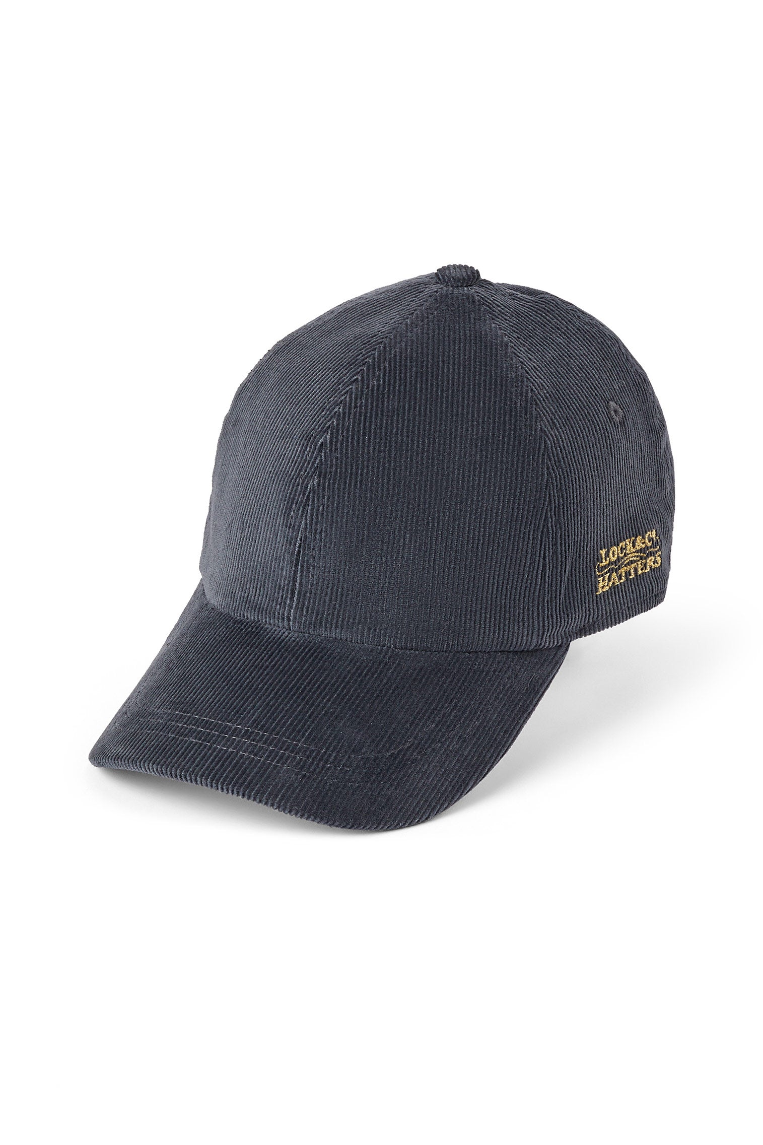 ADJUSTABLE GREY CORDUROY BASEBALL CAP