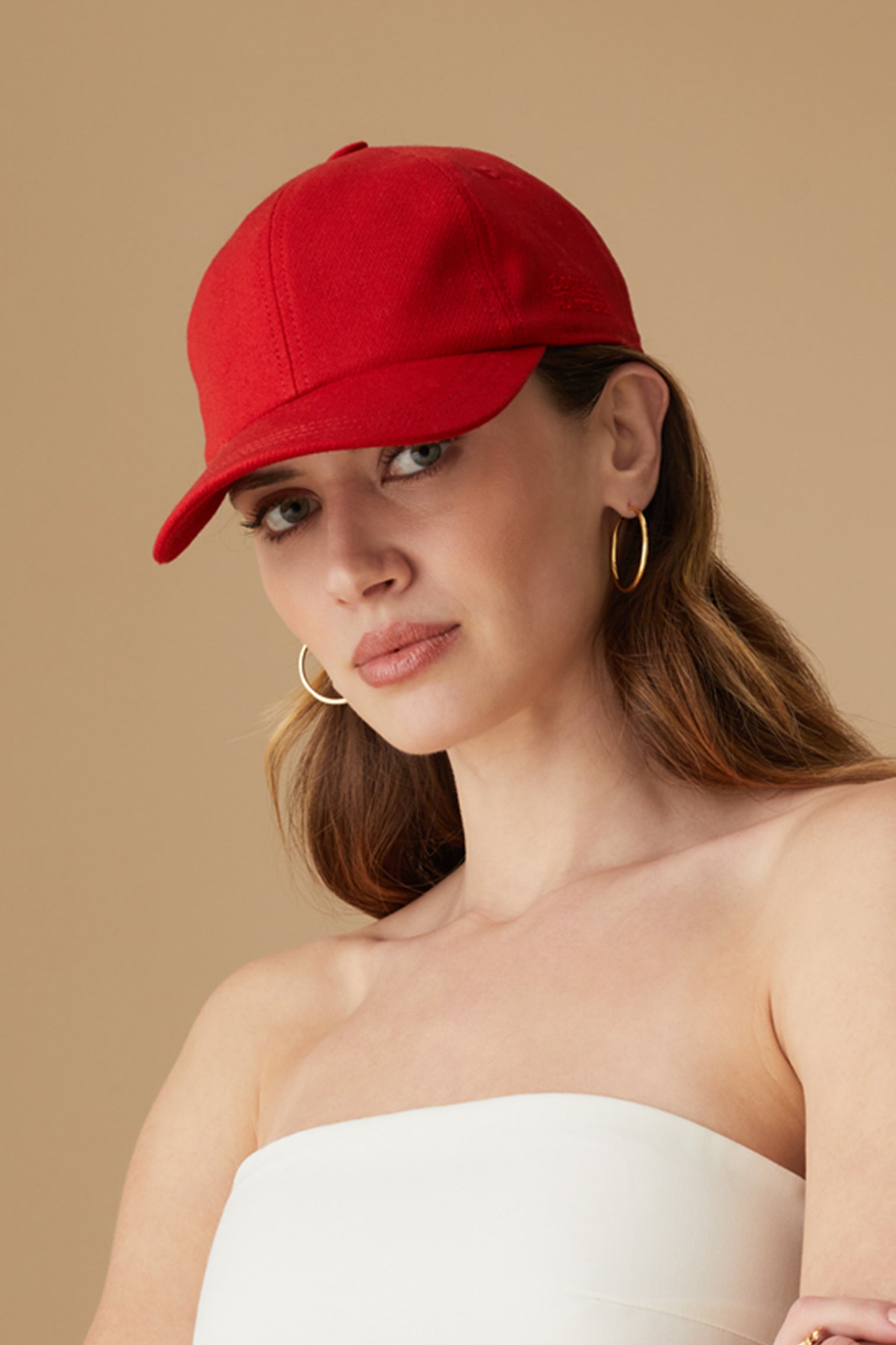 Adjustable Red Baseball Cap - Womens Featured - Lock & Co. Hatters London UK