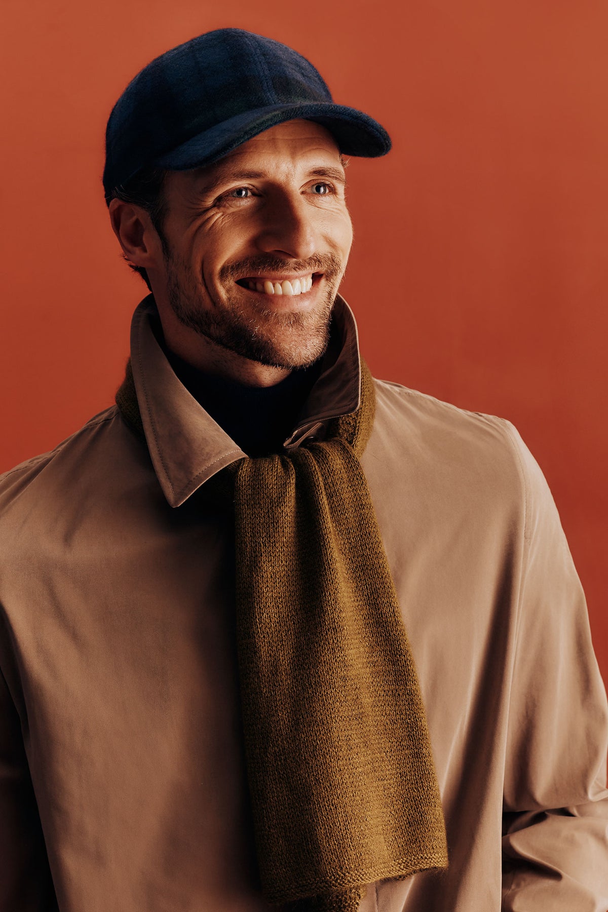 ADJUSTABLE GREEN &amp; BLUE WOOL CHECK BASEBALL CAP - Lock & Co. Hatters London UK
            