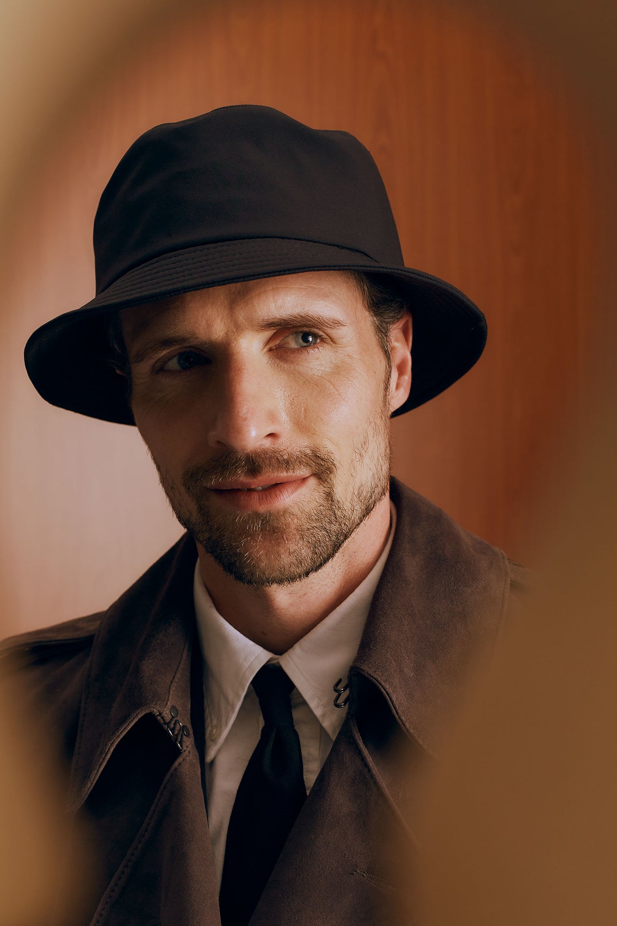 Tech black bucket hat with ear flaps - Lock & Co. Hatters London UK
            