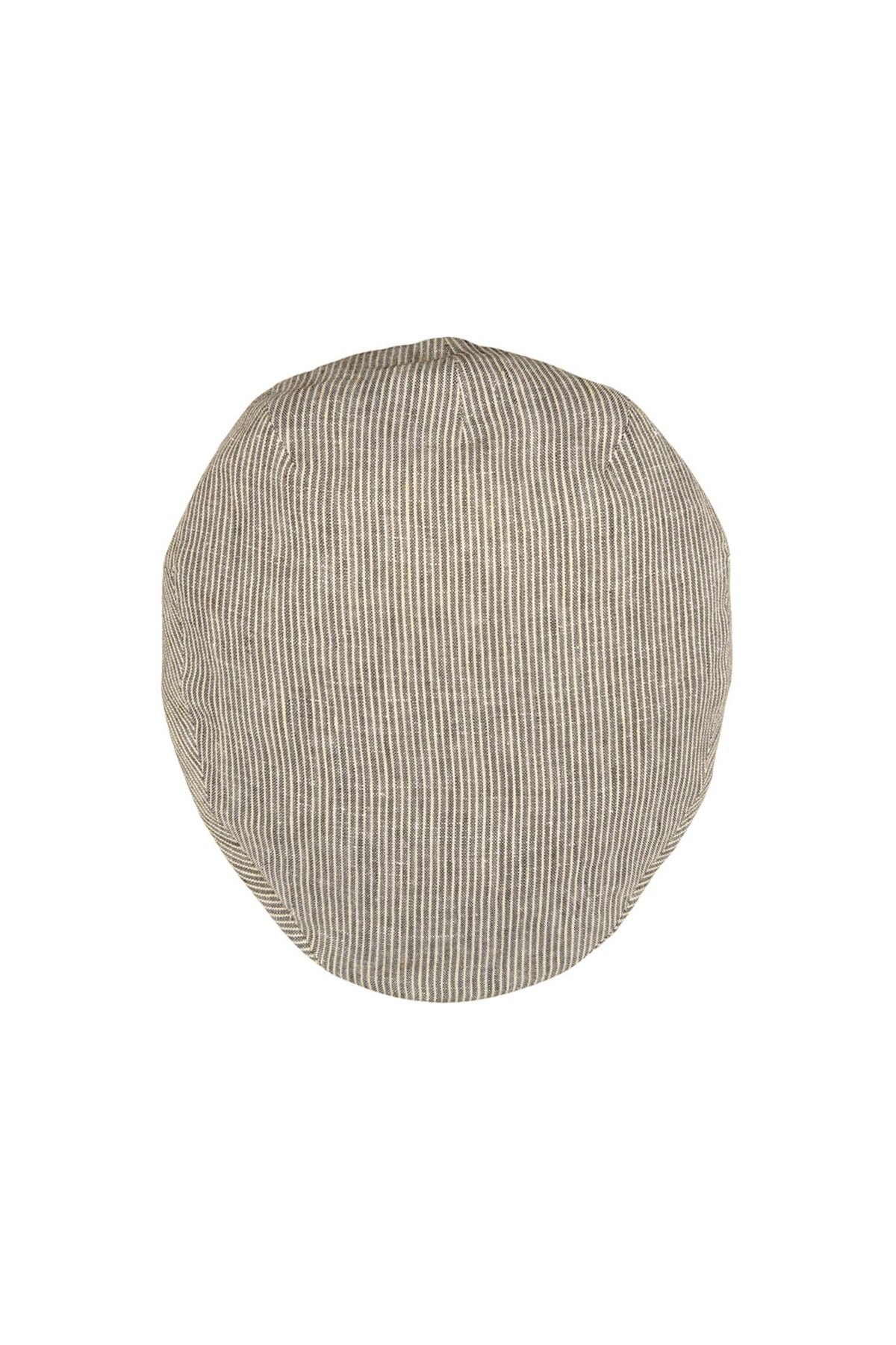 CREAM &amp; GREY STRIPED LINEN FLAT CAP - Lock & Co. Hatters London UK
            