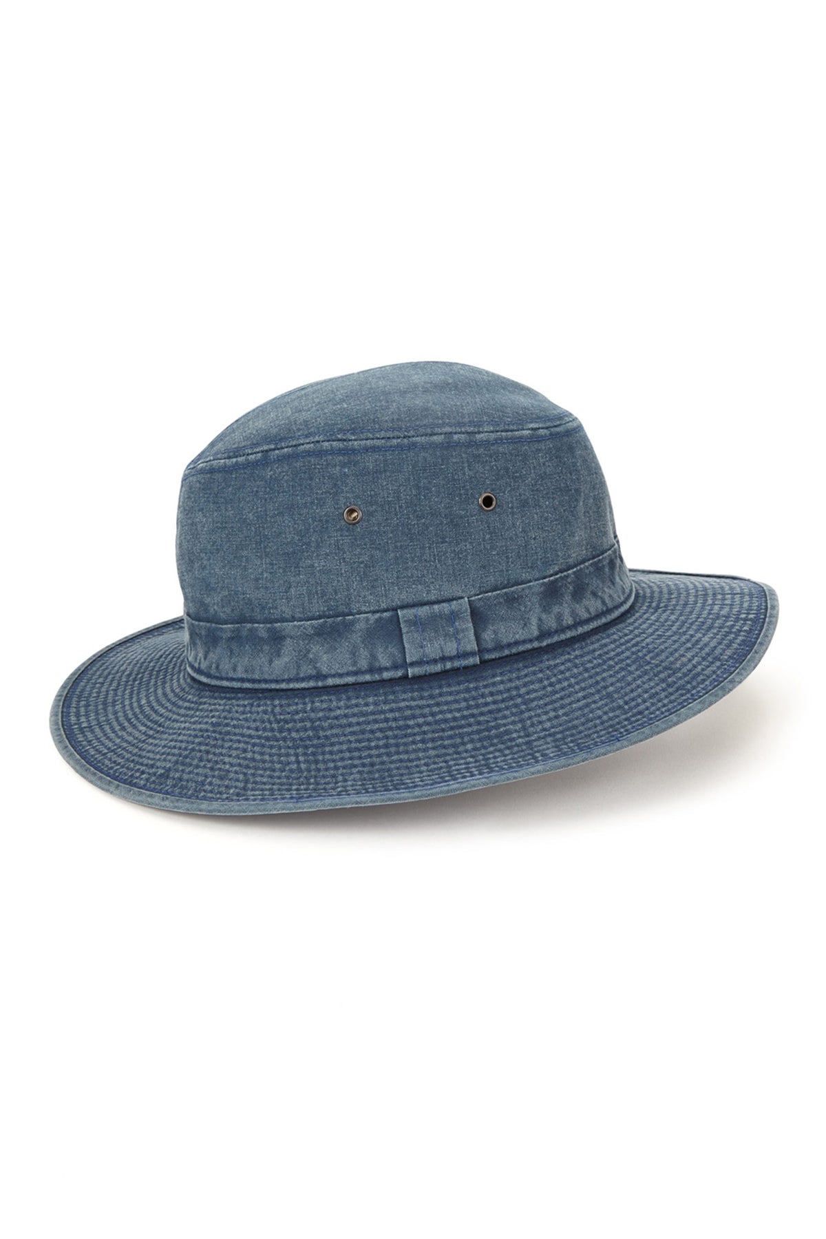 BLUE ROLLABLE COTTON BUCKET SUN HAT - Lock & Co. Hatters London UK
            