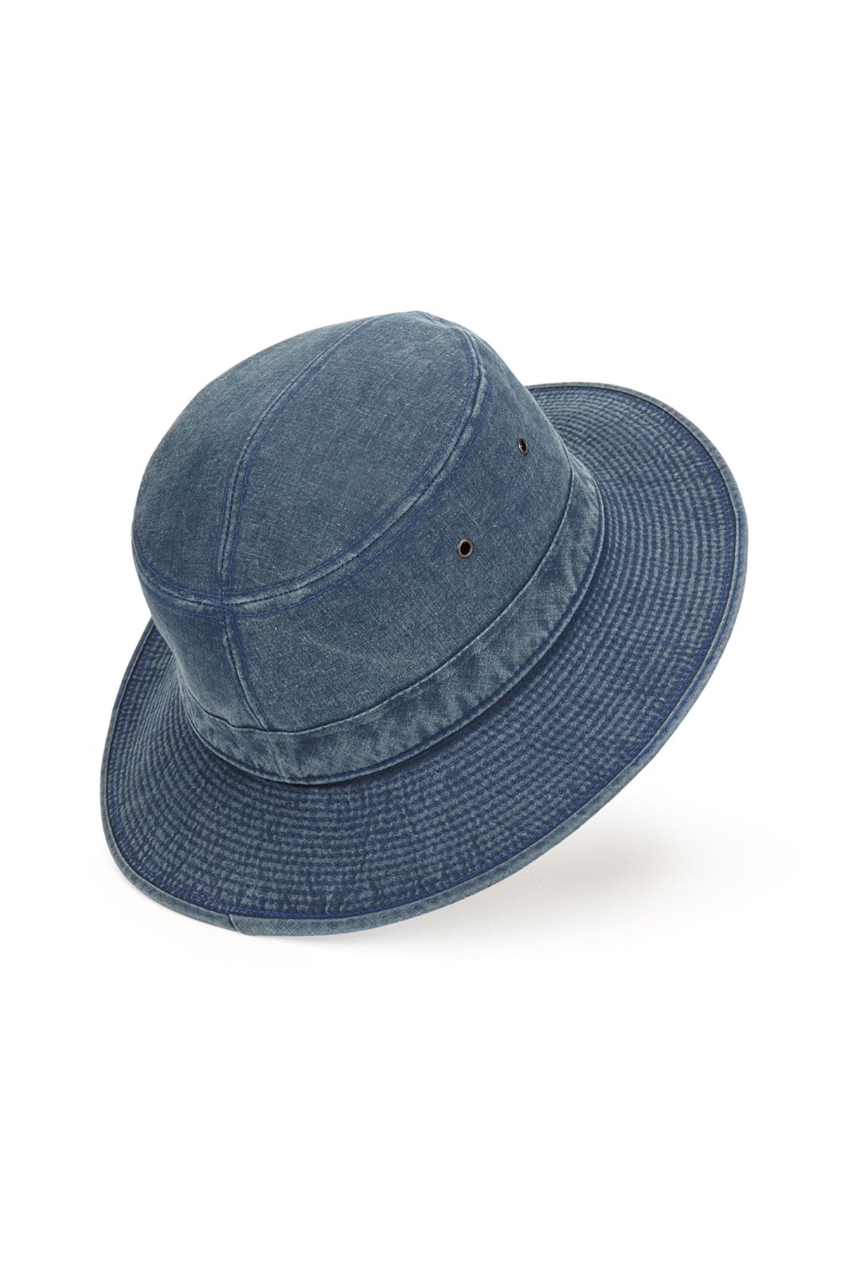 BLUE ROLLABLE COTTON BUCKET SUN HAT - Lock & Co. Hatters London UK
            