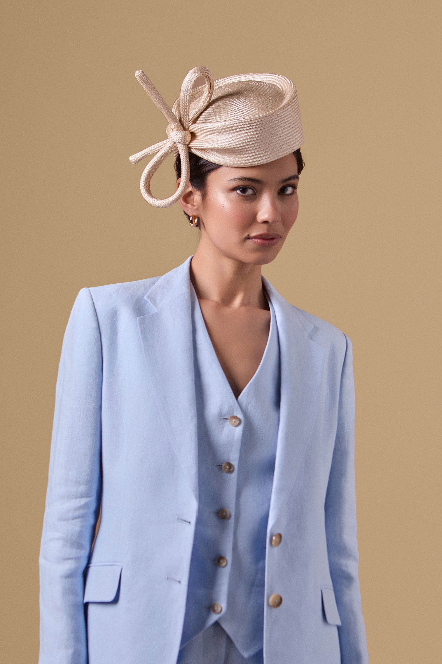 Capricorn Natural Pillbox - Lock Couture by Awon Golding - Lock & Co. Hatters London UK