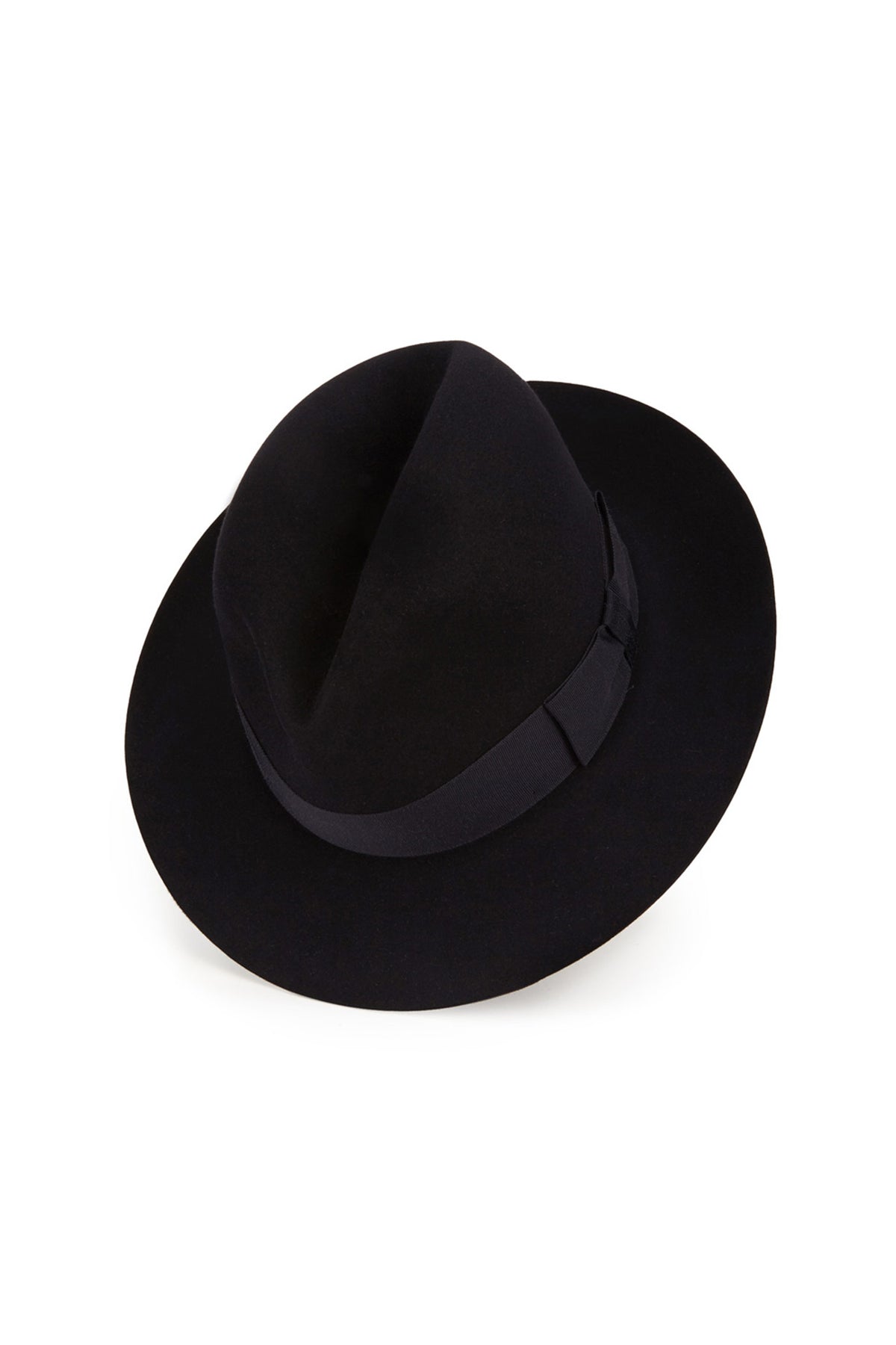NAVY FELT FEDORA WITH A NAVY GROSGRAIN BAND AND BOW - Lock & Co. Hatters London UK
            