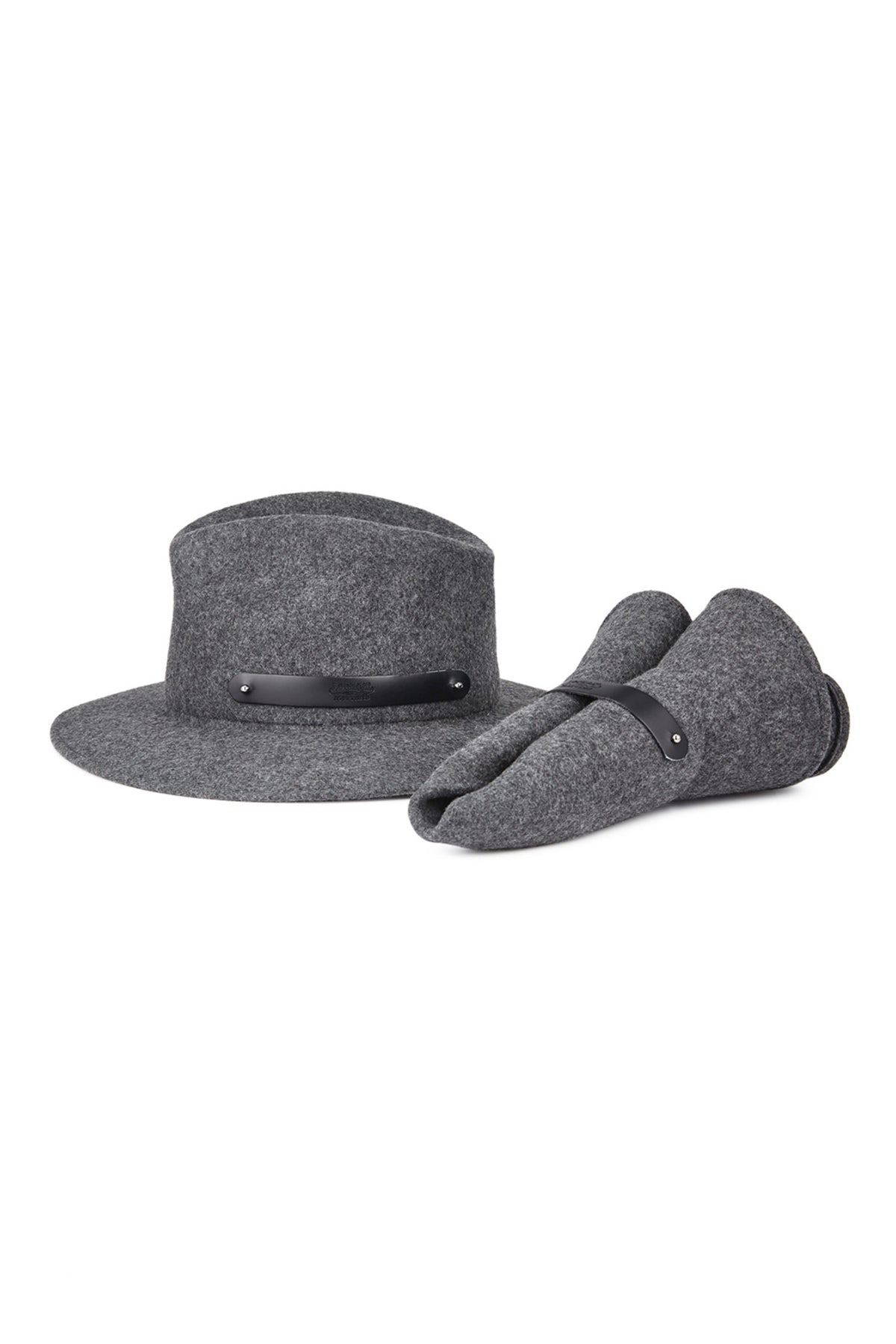 GREY WOOL FELT ROLLABLE TRILBY HAT - Lock & Co. Hatters London UK
            