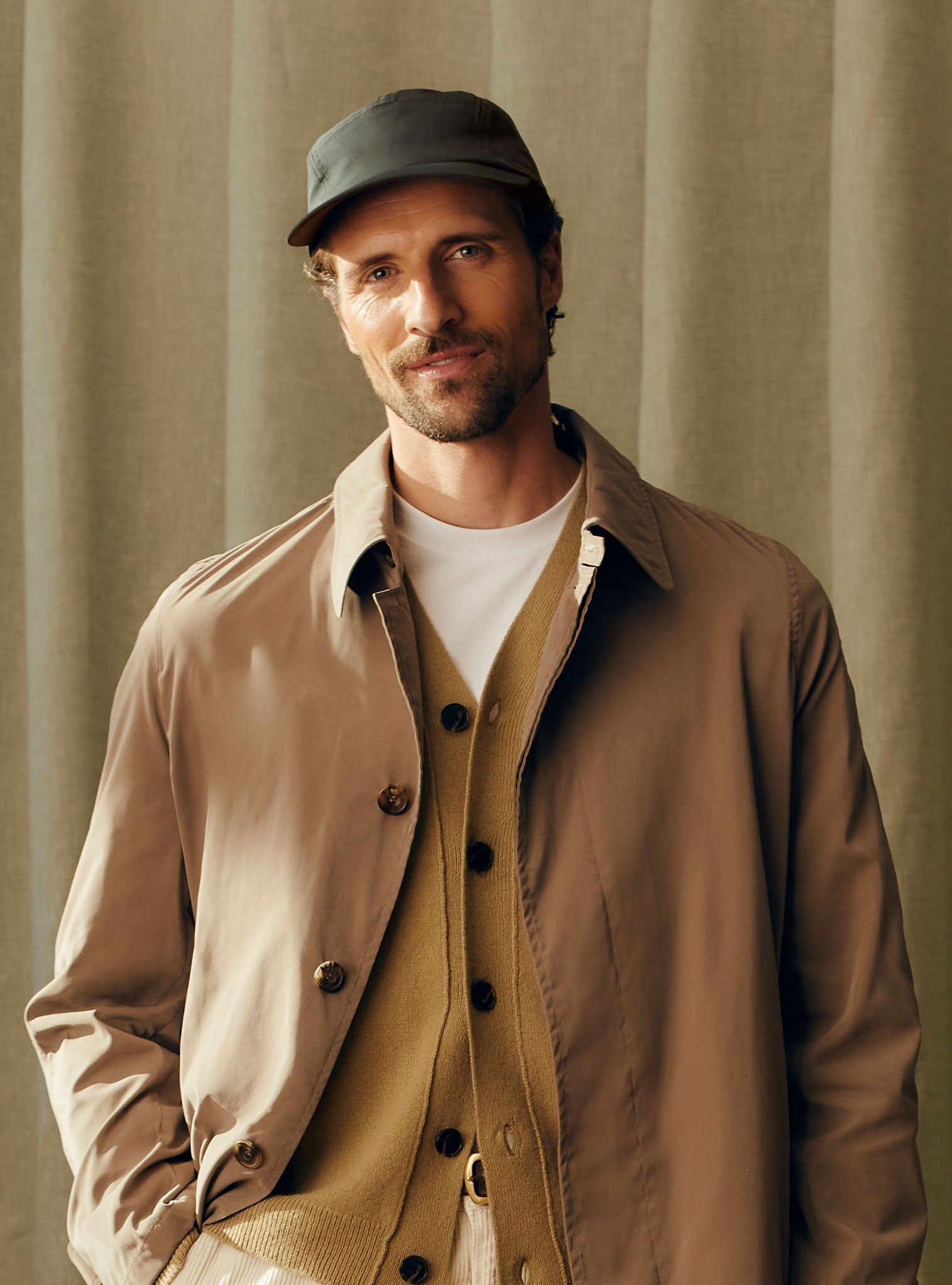 Clayton Green Waterproof Baseball Cap - Men's Hats - Lock & Co. Hatters London UK