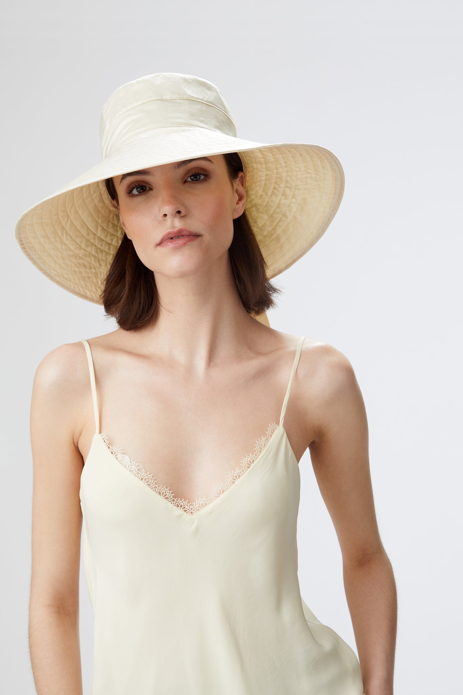 Clemence Silk Sun Hat - Packable Hats for Travel - Lock & Co. Hatters London UK
