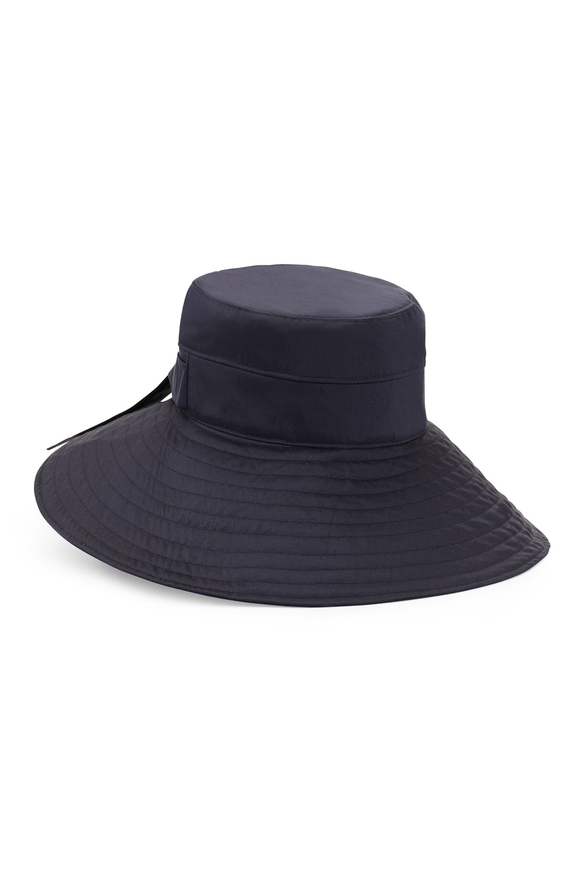 NAVY SILK BUCKET SUN HAT - Lock & Co. Hatters London UK
            
