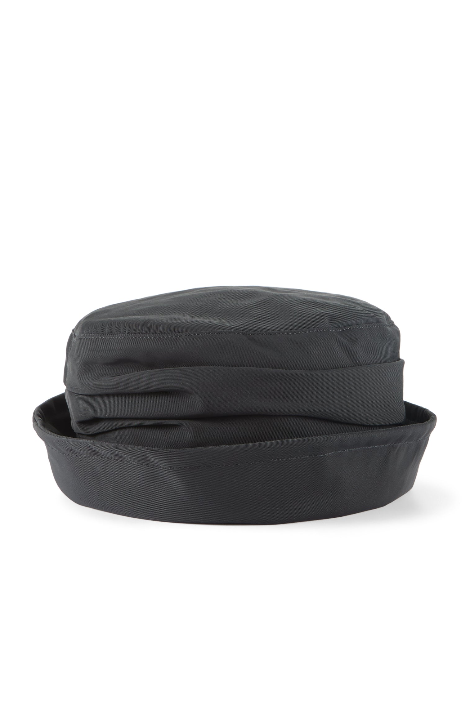Cordelia Tech Black Ruched Rain Hat - Women’s Hats - Lock & Co. Hatters London UK