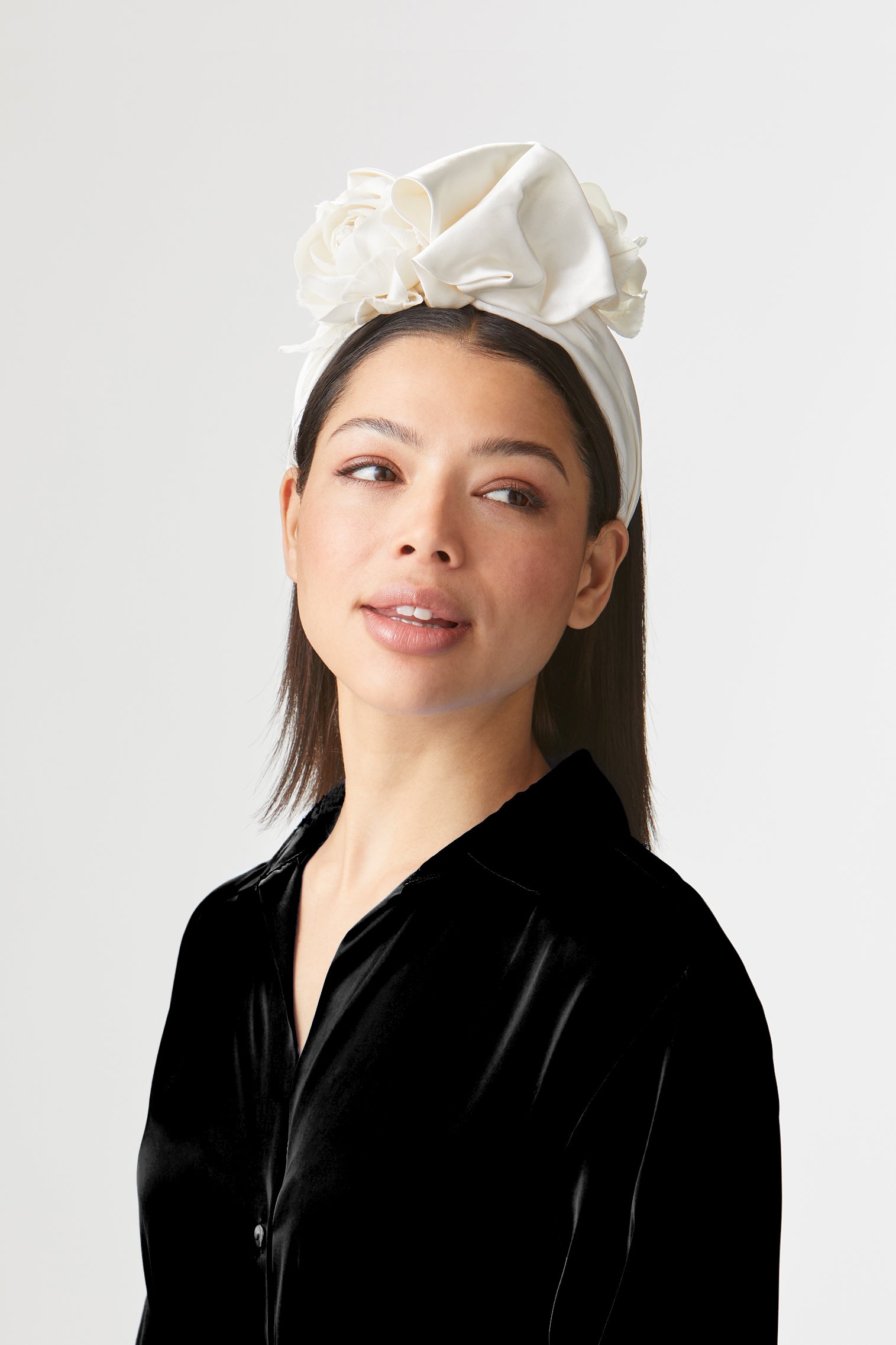Dandridge White Turban Headband - Women’s Hats - Lock & Co. Hatters London UK