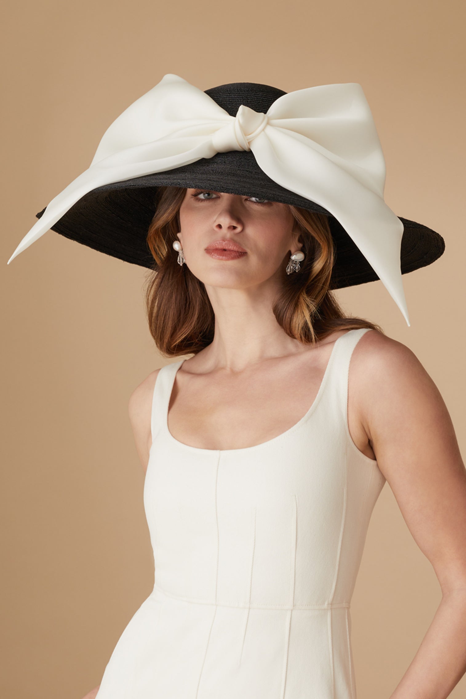 Darjeeling Black Wide Brim Hat - Panamas, Straw and Sun Hats for Women - Lock & Co. Hatters London UK