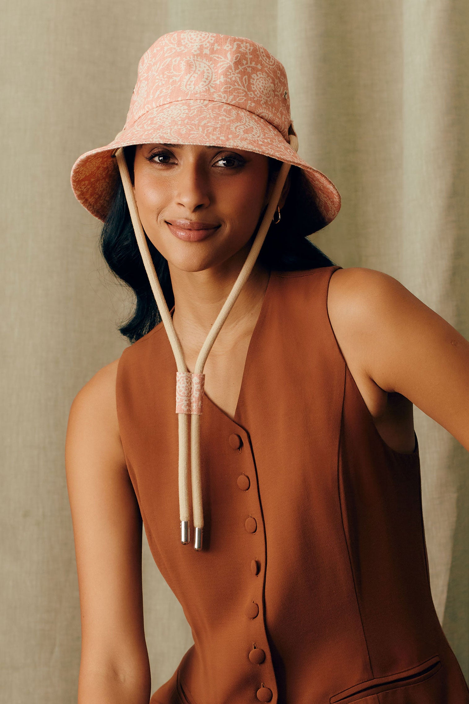 Daisy Coral Bucket Hat -  - Lock & Co. Hatters London UK