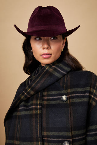 Dakota Burgundy Hat - X-Large