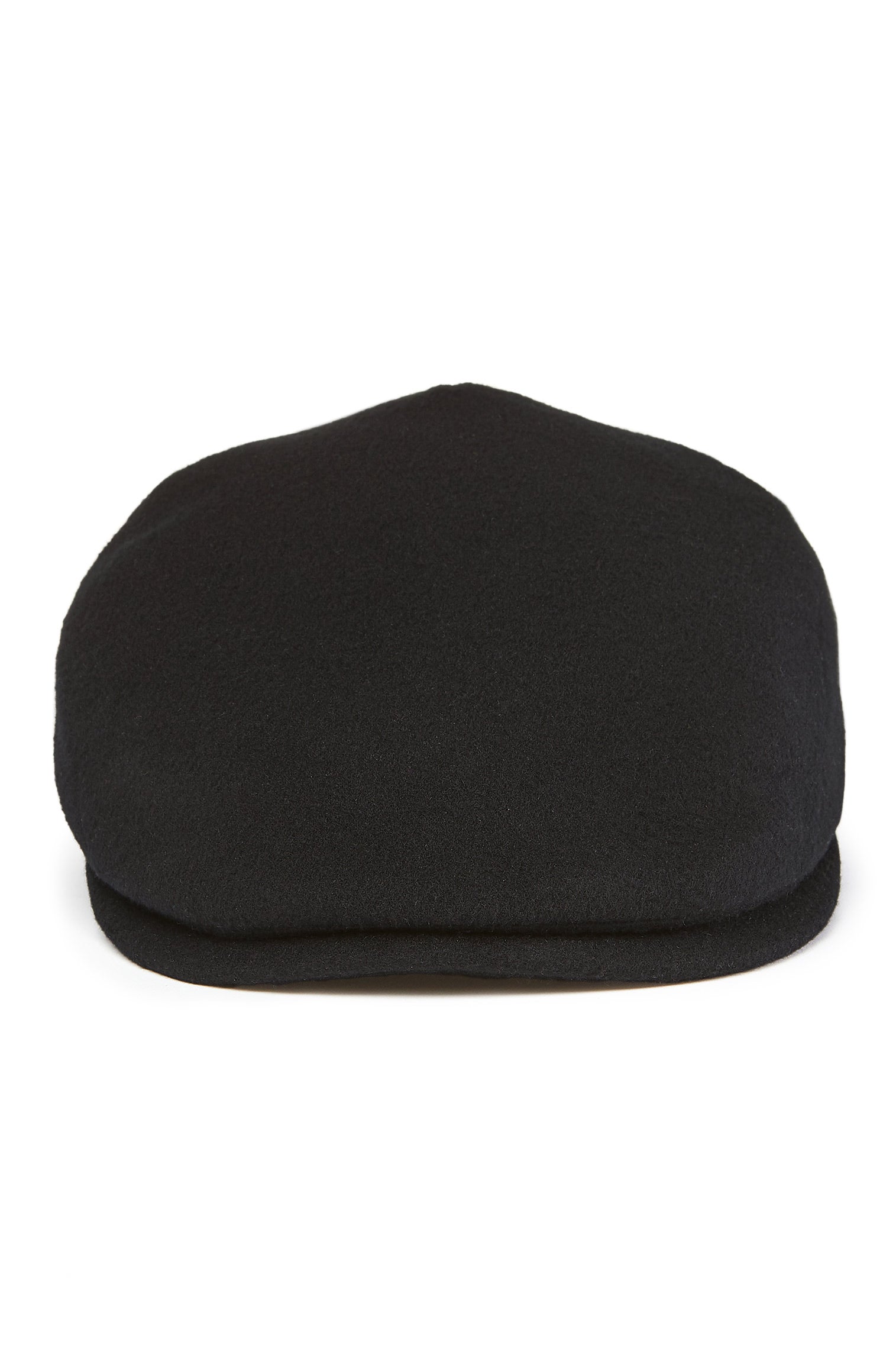 BLACK ESCORIAL WOOL FLAT CAP