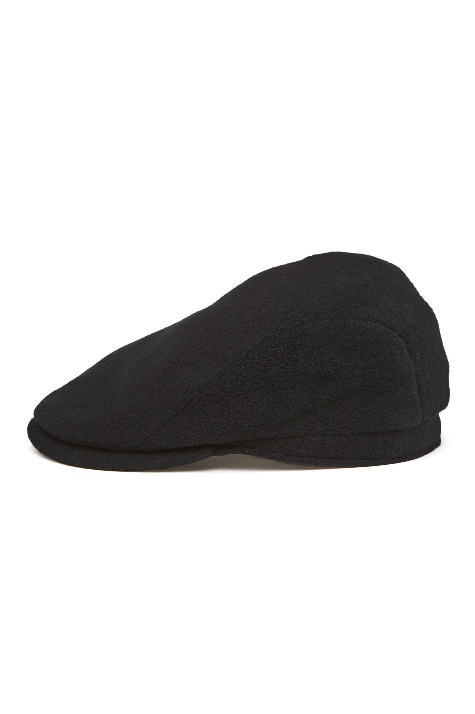 BLACK ESCORIAL WOOL FLAT CAP