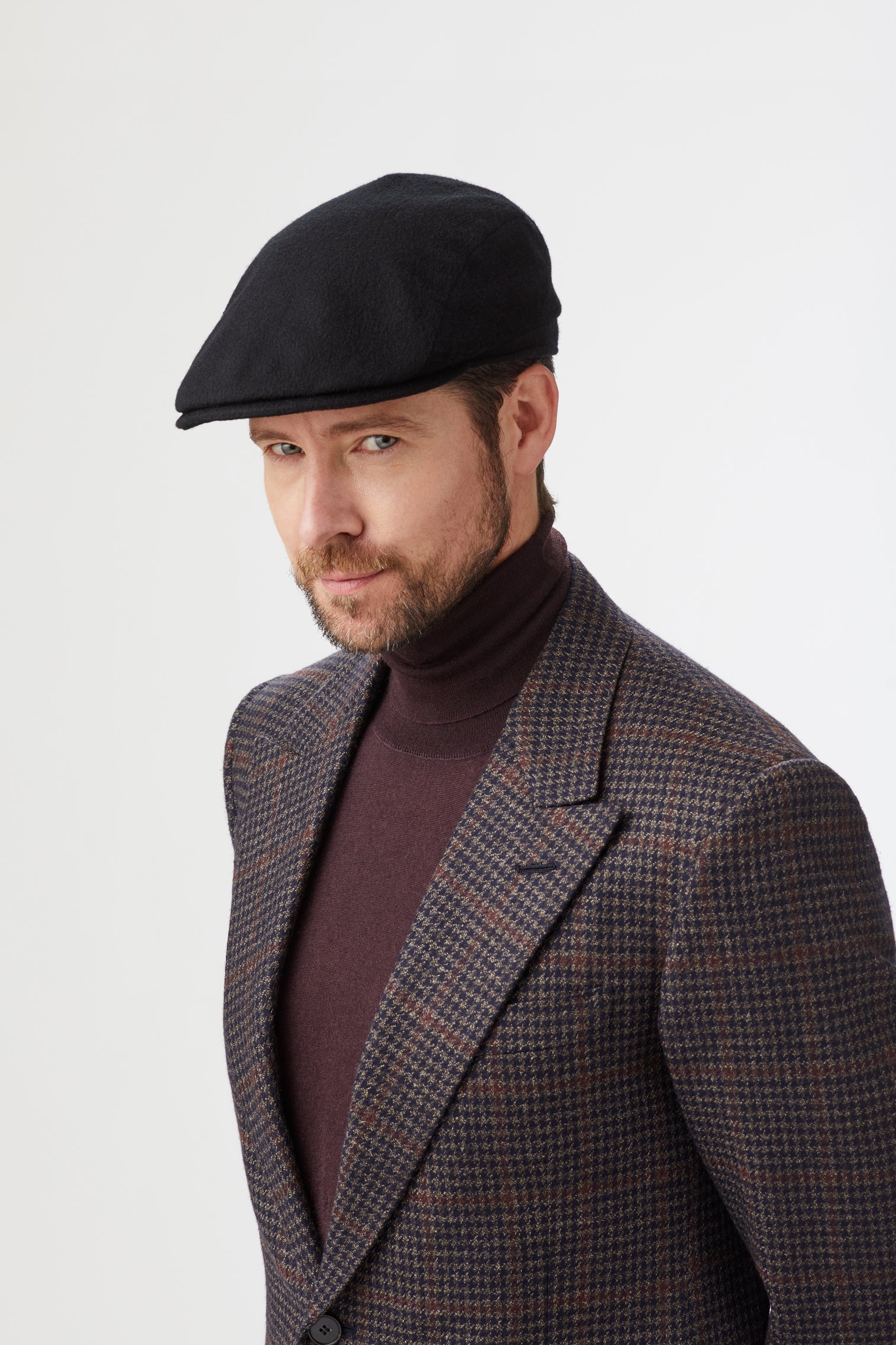 Escorial Wool Berkeley Flat Cap - Hats for Tall People - Lock & Co. Hatters London UK