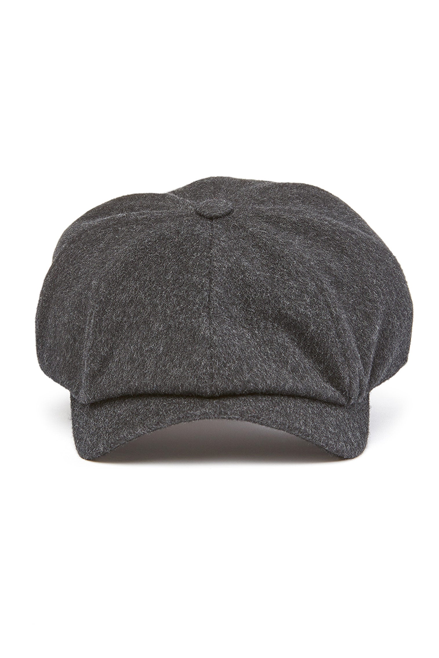 GREY ESCORIAL WOOL NEWSBOY CAP