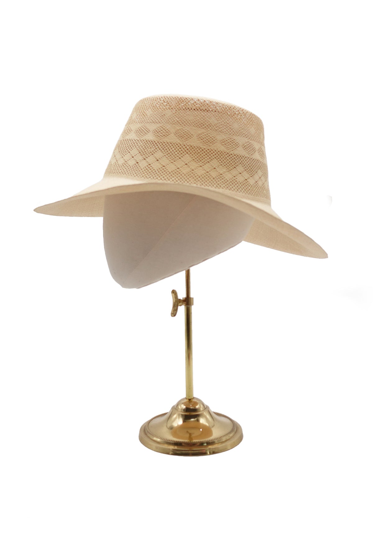 Women&#39;s Eve Handwoven Straw Panama Hat with a diamond pattern - Lock & Co. Hatters London UK
            