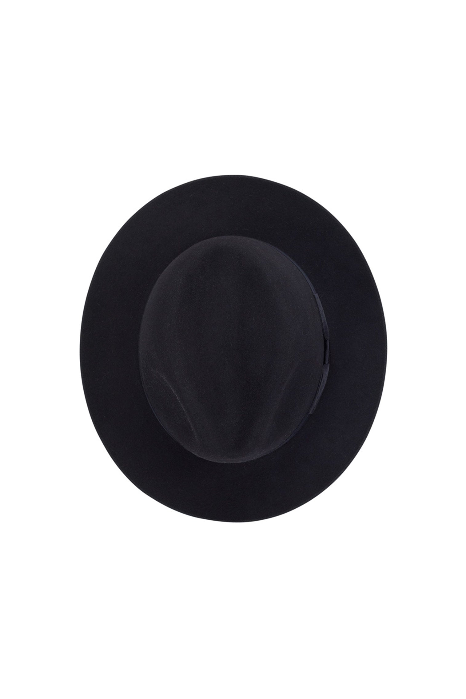MEN'S NAVY BEAVER FUR FELT TRILBY HAT WITH A NAVY GROSGRAIN BAND AND BOW