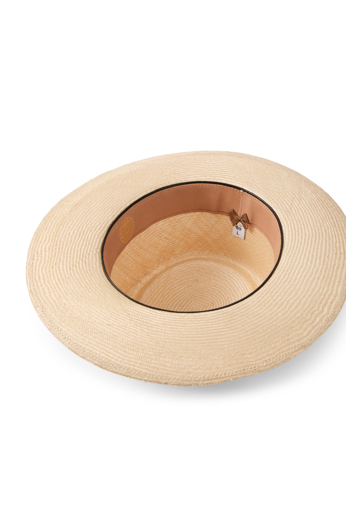 PORK PIE STRAW HAT WITH A TEXTURED BLUE/GREEN COTTON BAND - Lock & Co. Hatters London UK
            