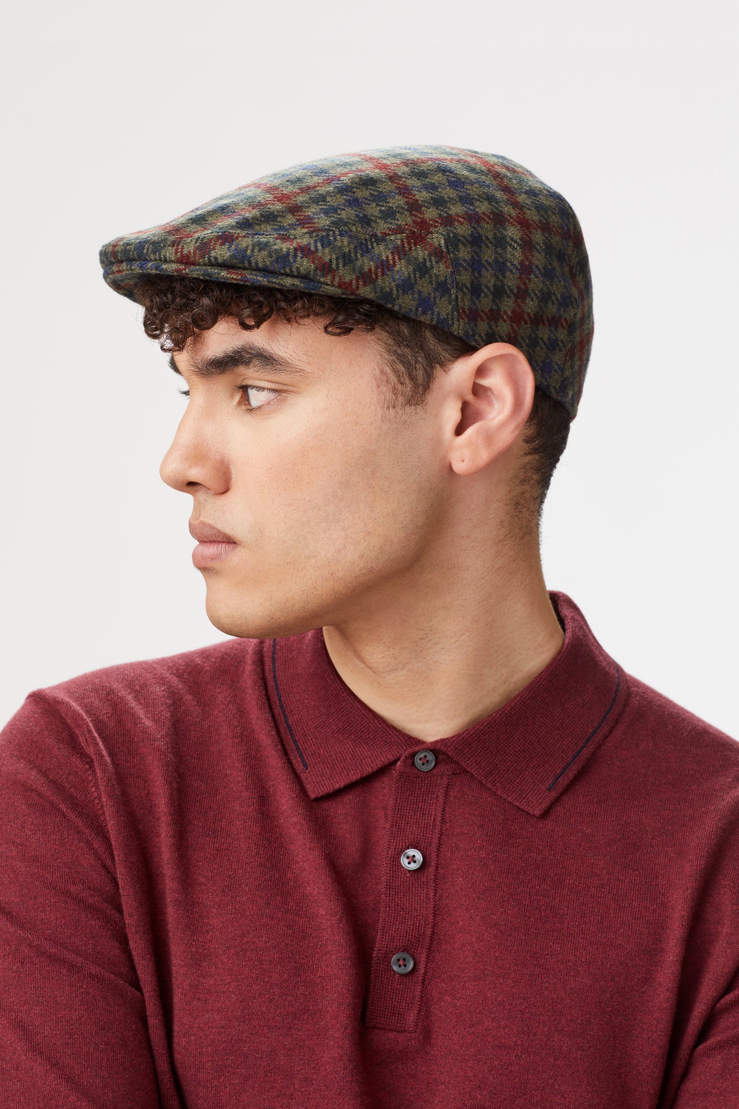Gill Cashmere Flat Cap - Hats for Oval Face Shapes - Lock & Co. Hatters London UK