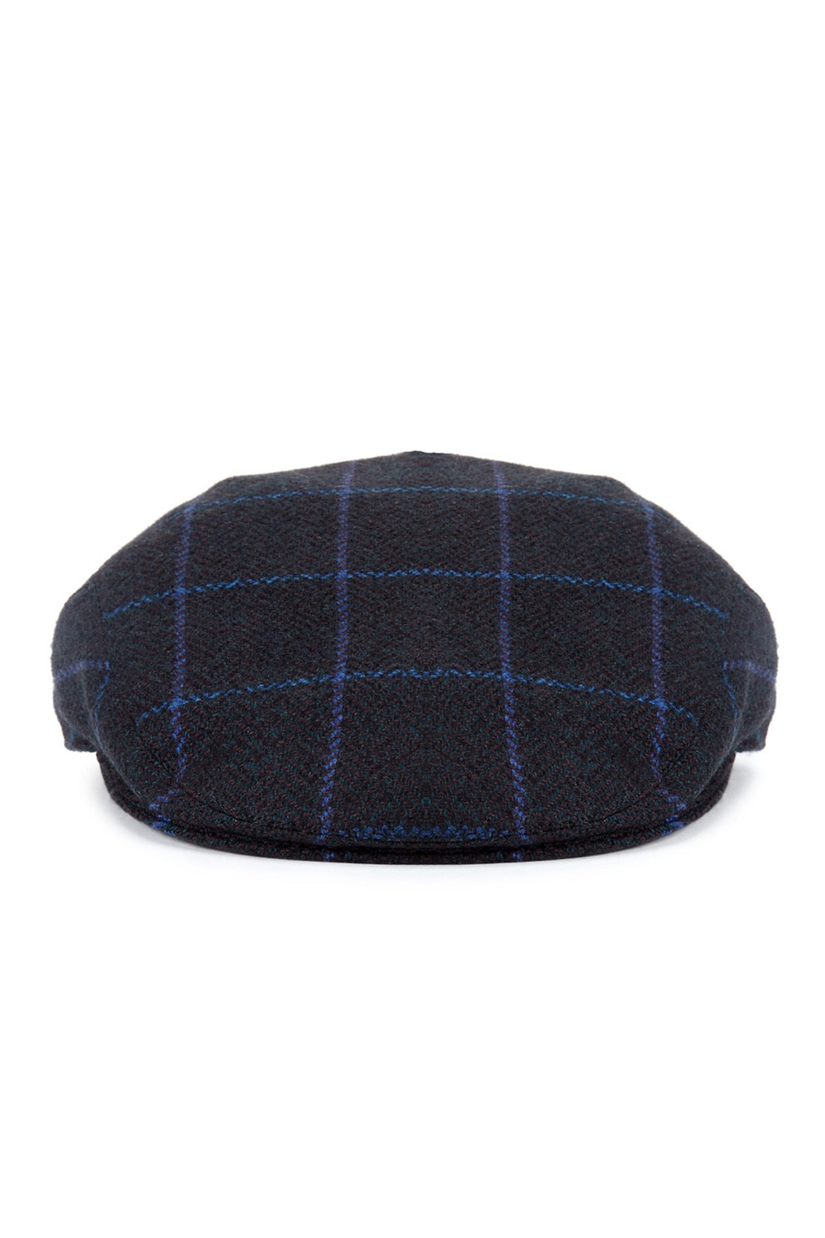 NAVY &amp; BLUE CHECKED CASHMERE FLAT CAP - Lock & Co. Hatters London UK
            