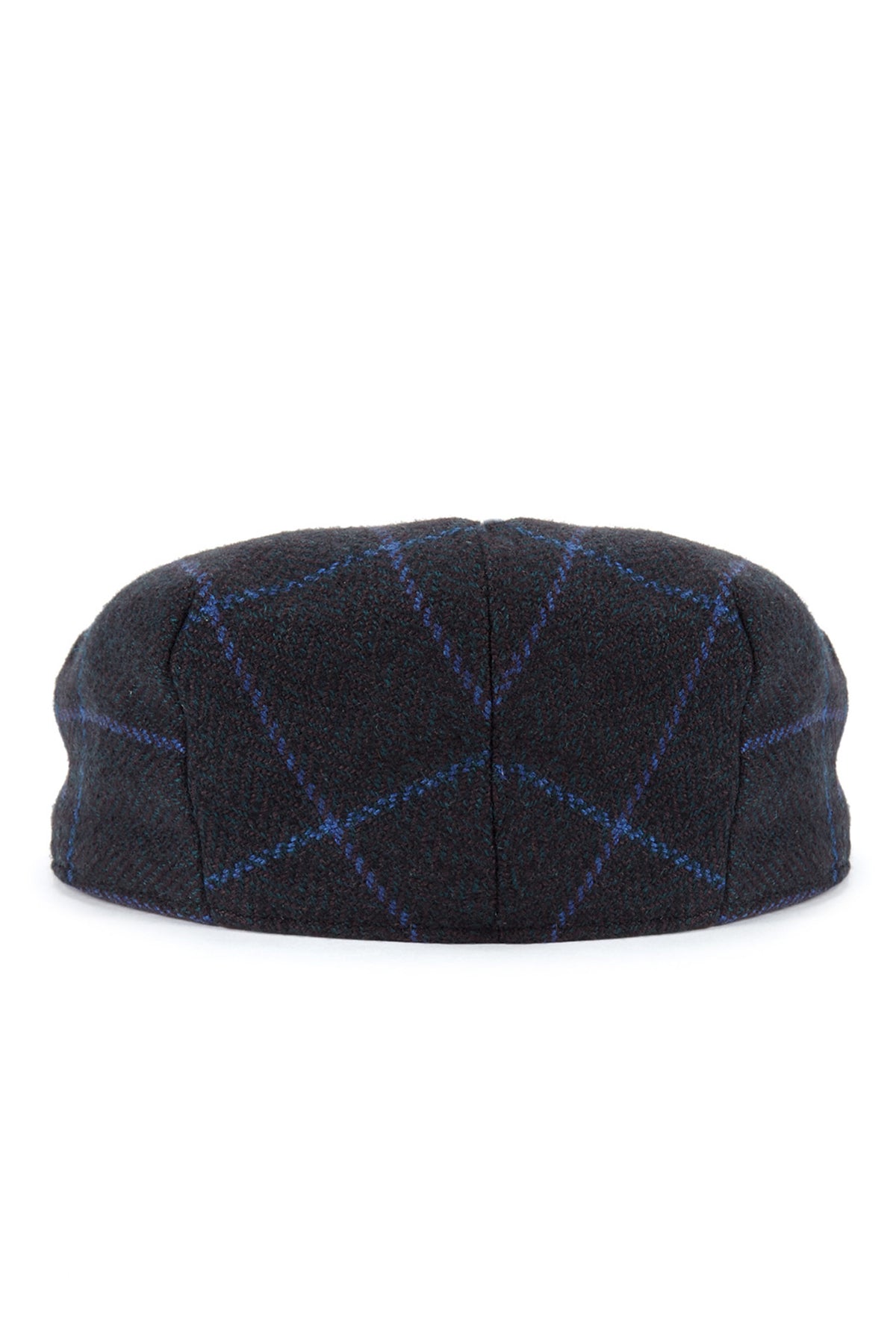 NAVY &amp; BLUE CHECKED CASHMERE FLAT CAP - Lock & Co. Hatters London UK
            