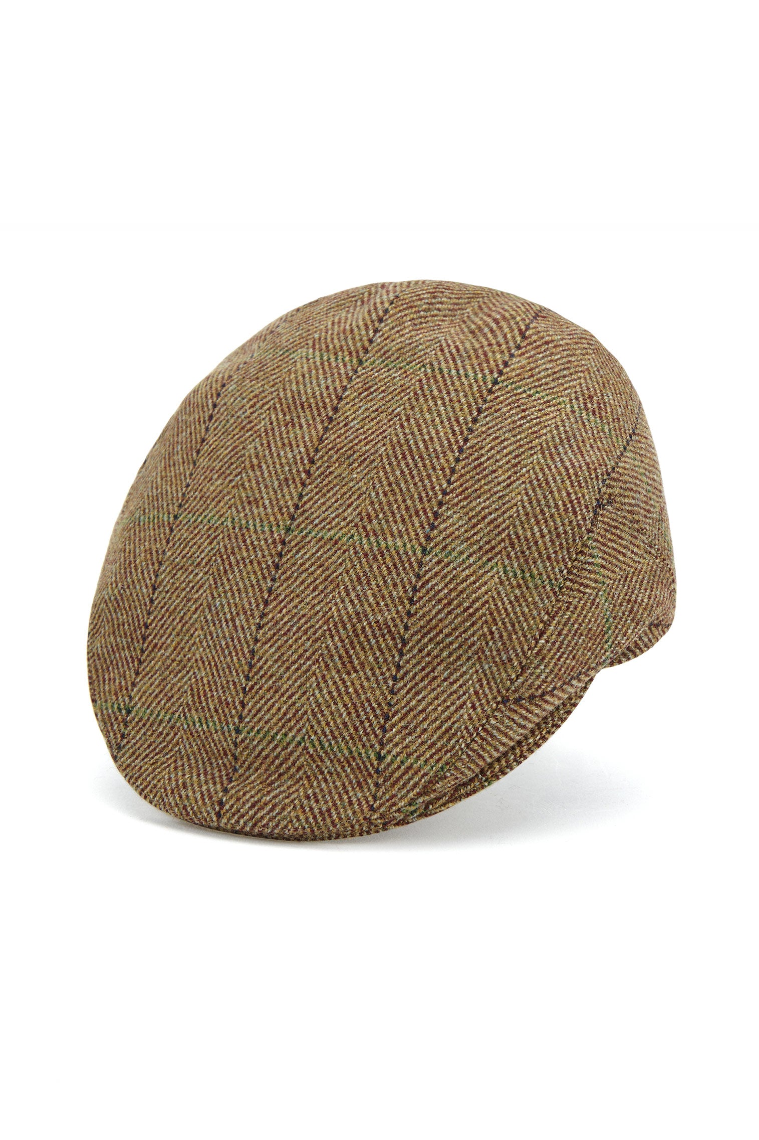 Gill Tweed Flat Cap - Hats for Oval Face Shapes - Lock & Co. Hatters London UK