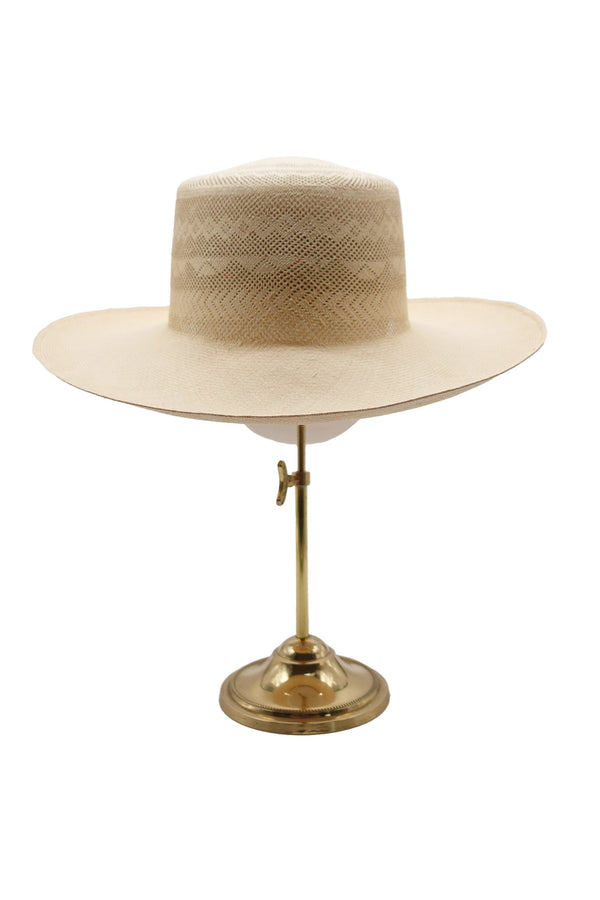Grace Woven Panama Hat. Hats for Men & Women display picture 3