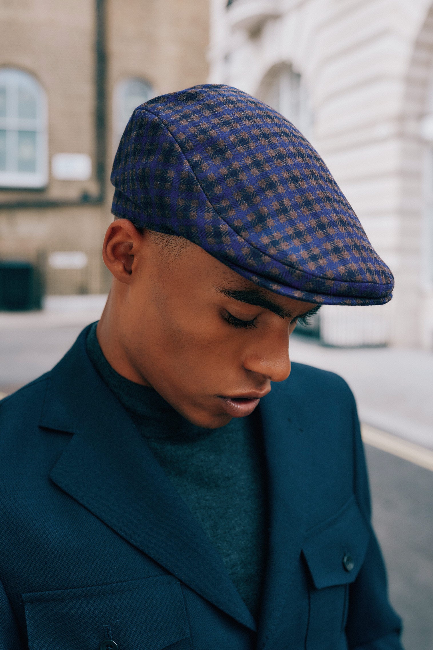 Grosvenor Check Flat Cap - Products - Lock & Co. Hatters London UK