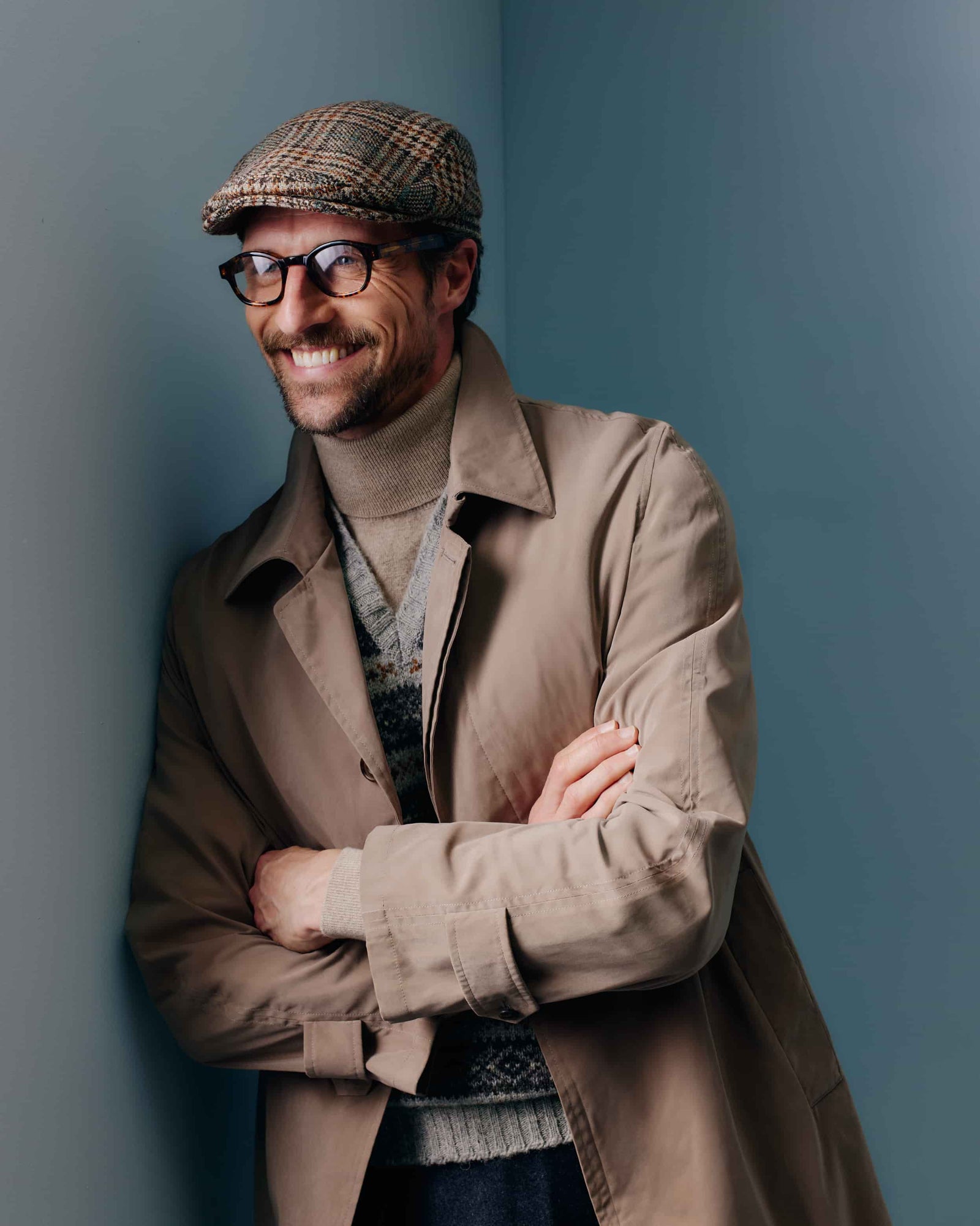 Grosvenor Brown Check Flat Cap -  - Lock & Co. Hatters London UK